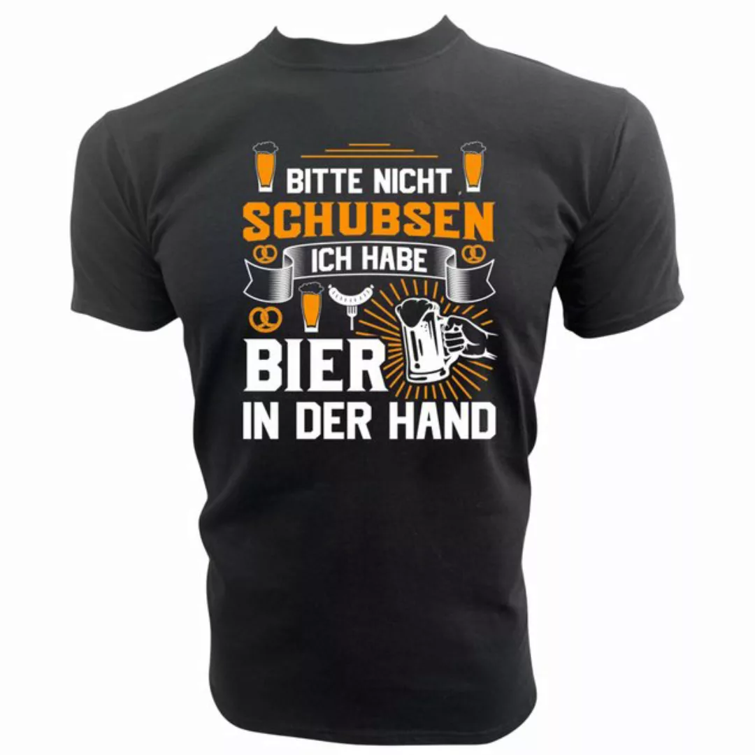 PAULGOS Strandshirt Herren T-Shirt "Bitte nicht schubsen, ich habe Bier in günstig online kaufen