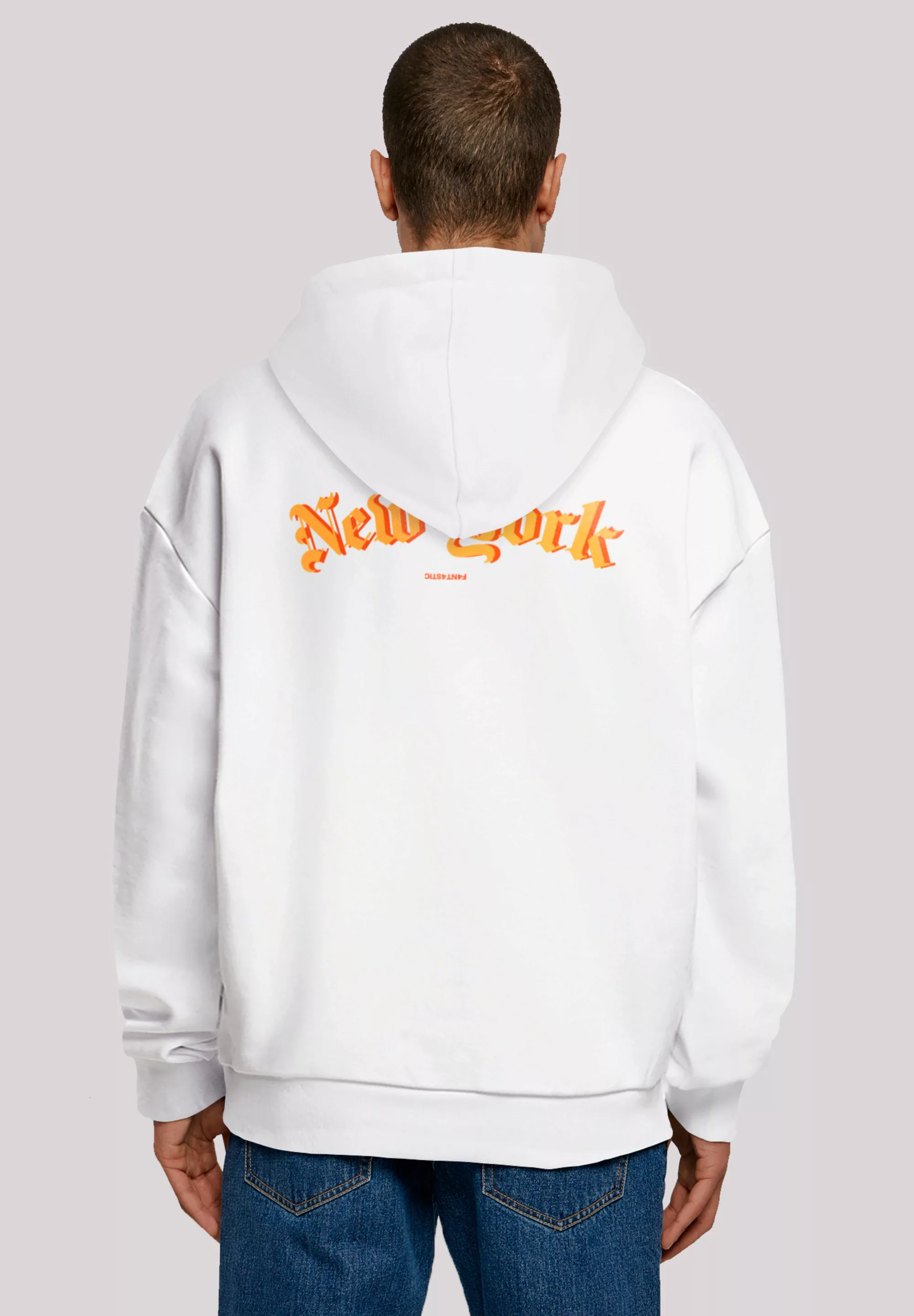 F4NT4STIC Kapuzenpullover "New York Orange OVERSIZE HOODIE", Print günstig online kaufen