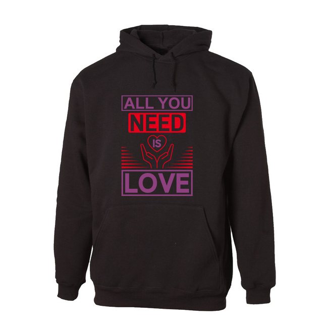 G-graphics Hoodie All you need is love Unisex mit trendigem Frontprint mit günstig online kaufen