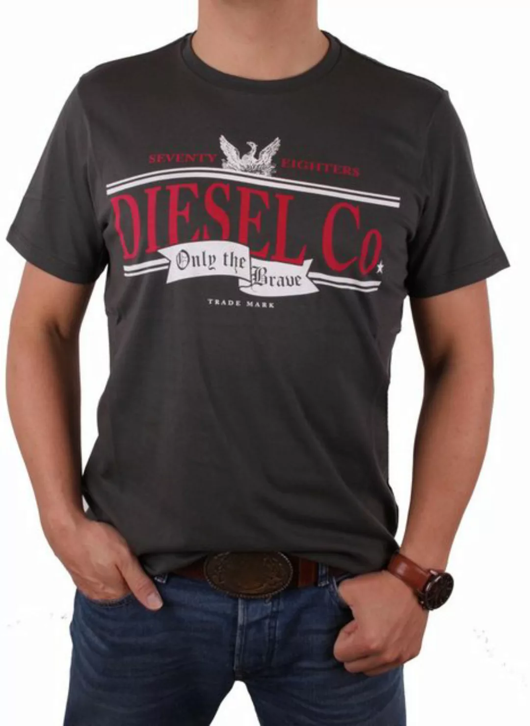 Diesel T-Shirt Diesel Herren T-Shirt Rundhals Girot günstig online kaufen