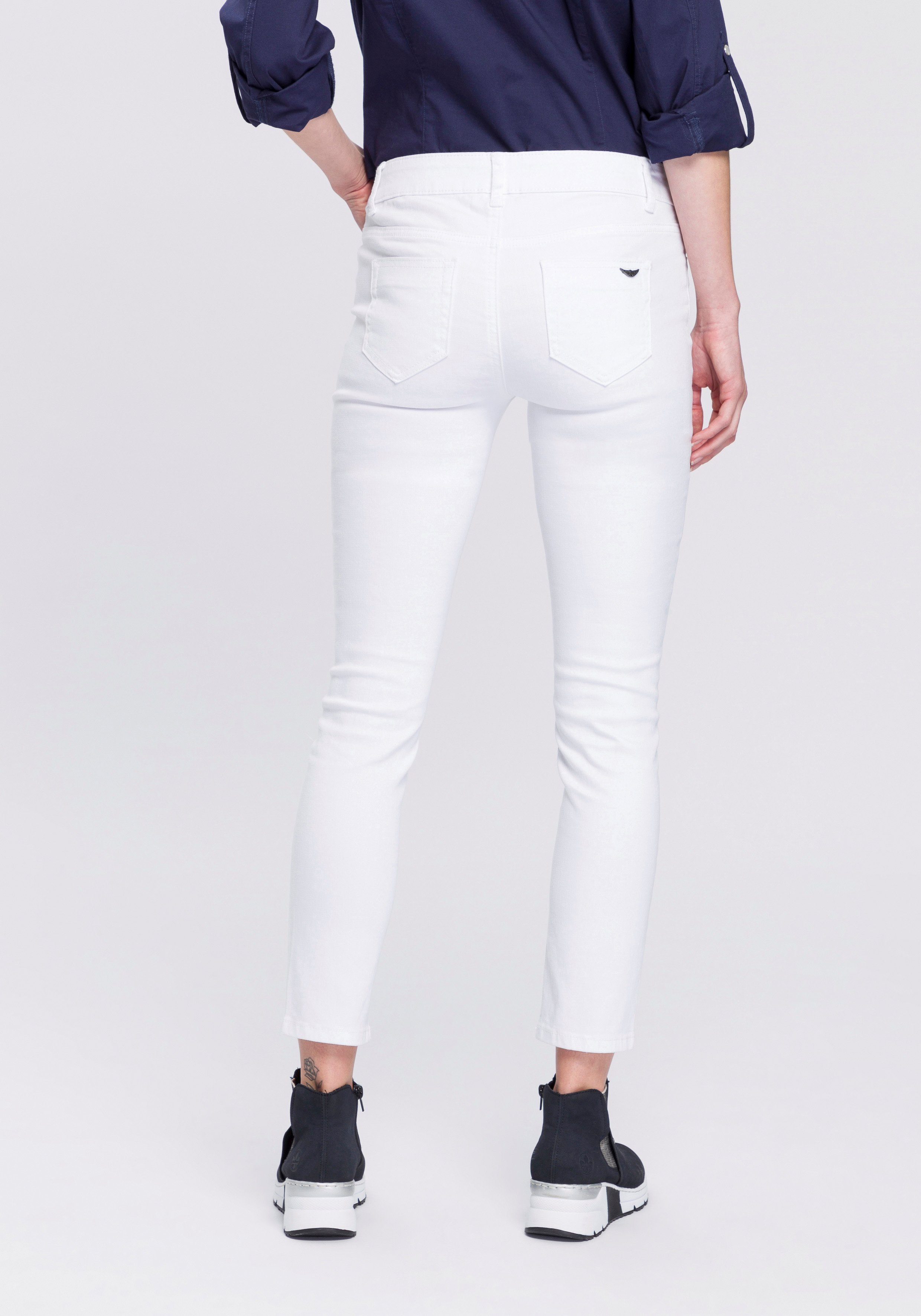 Arizona 7/8-Jeans mit Keileinsätzen extra-enger Schnitt, günstig online kaufen