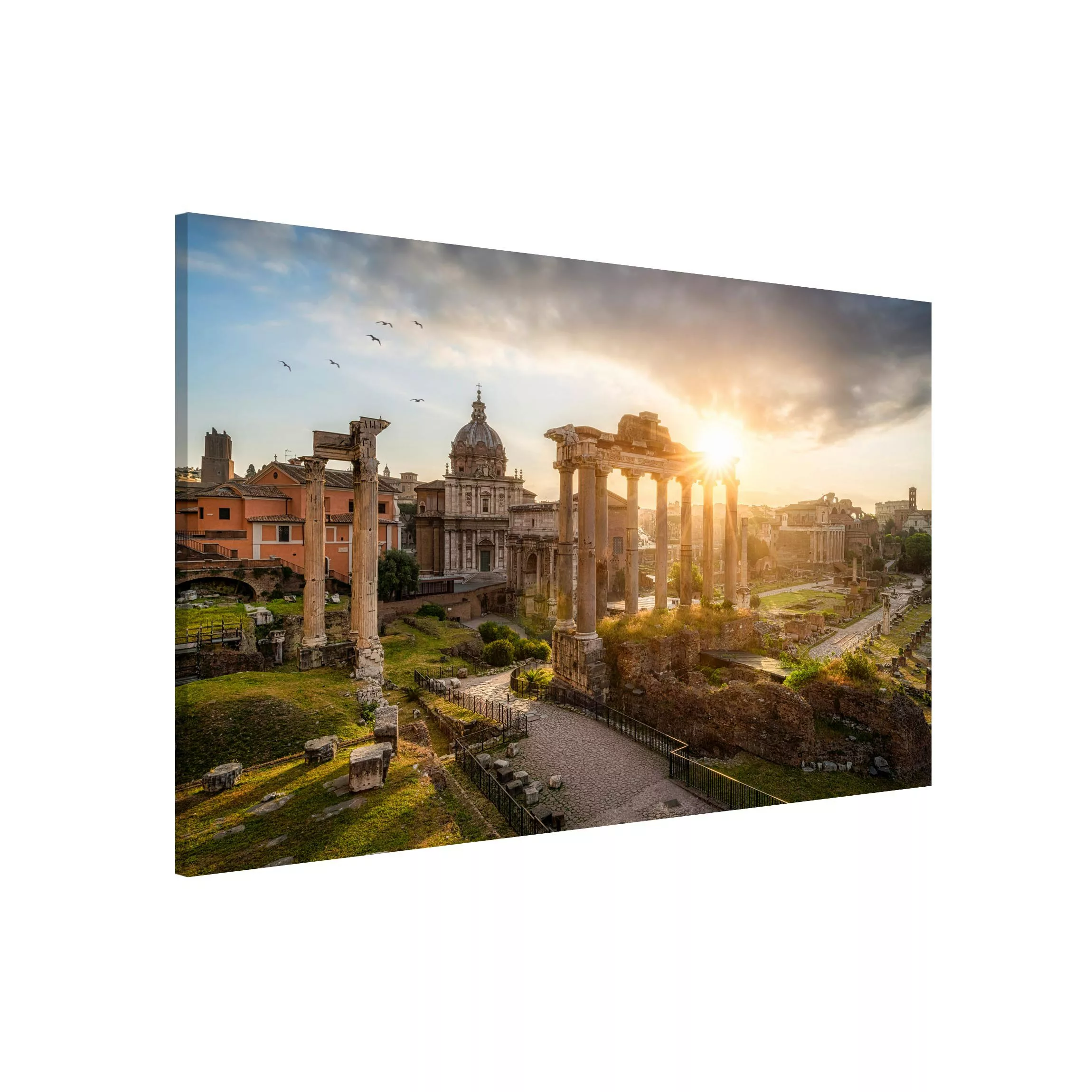 Magnettafel Forum Romanum bei Sonnenaufgang günstig online kaufen