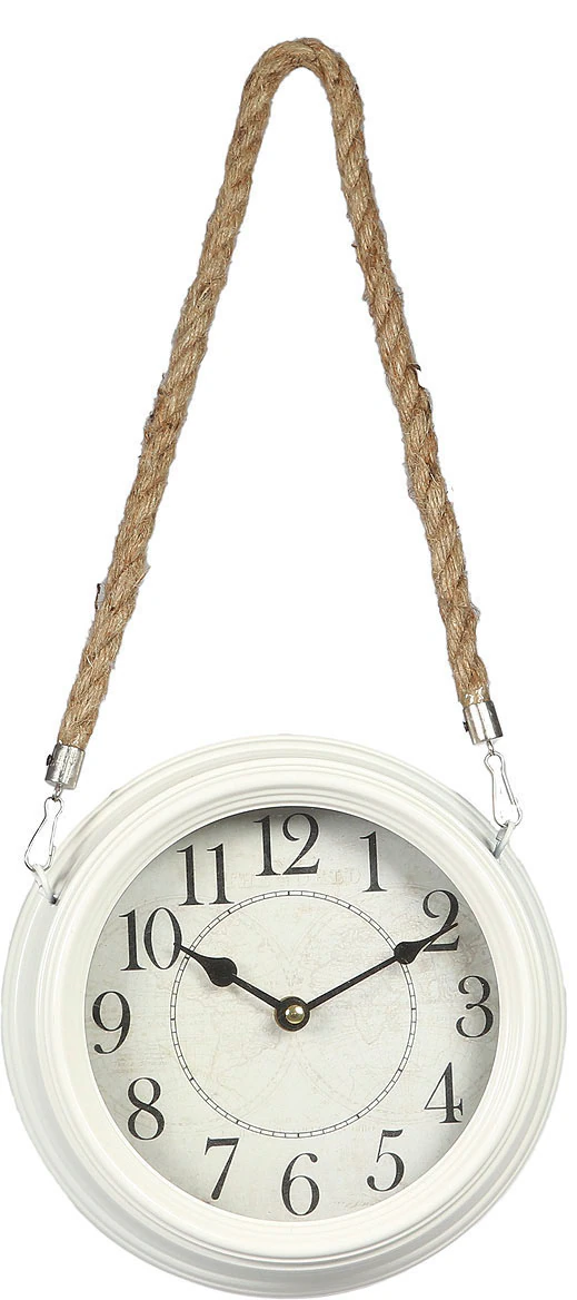 Ambiente Haus Wanduhr "Wanduhr Rope 22cm" günstig online kaufen