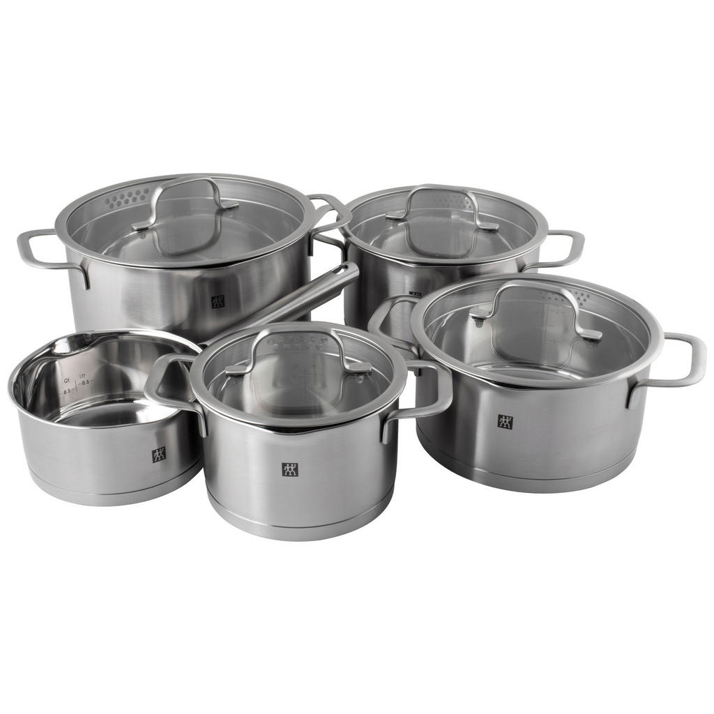 Zwilling Topfset silber Edelstahl 5 tlg. günstig online kaufen