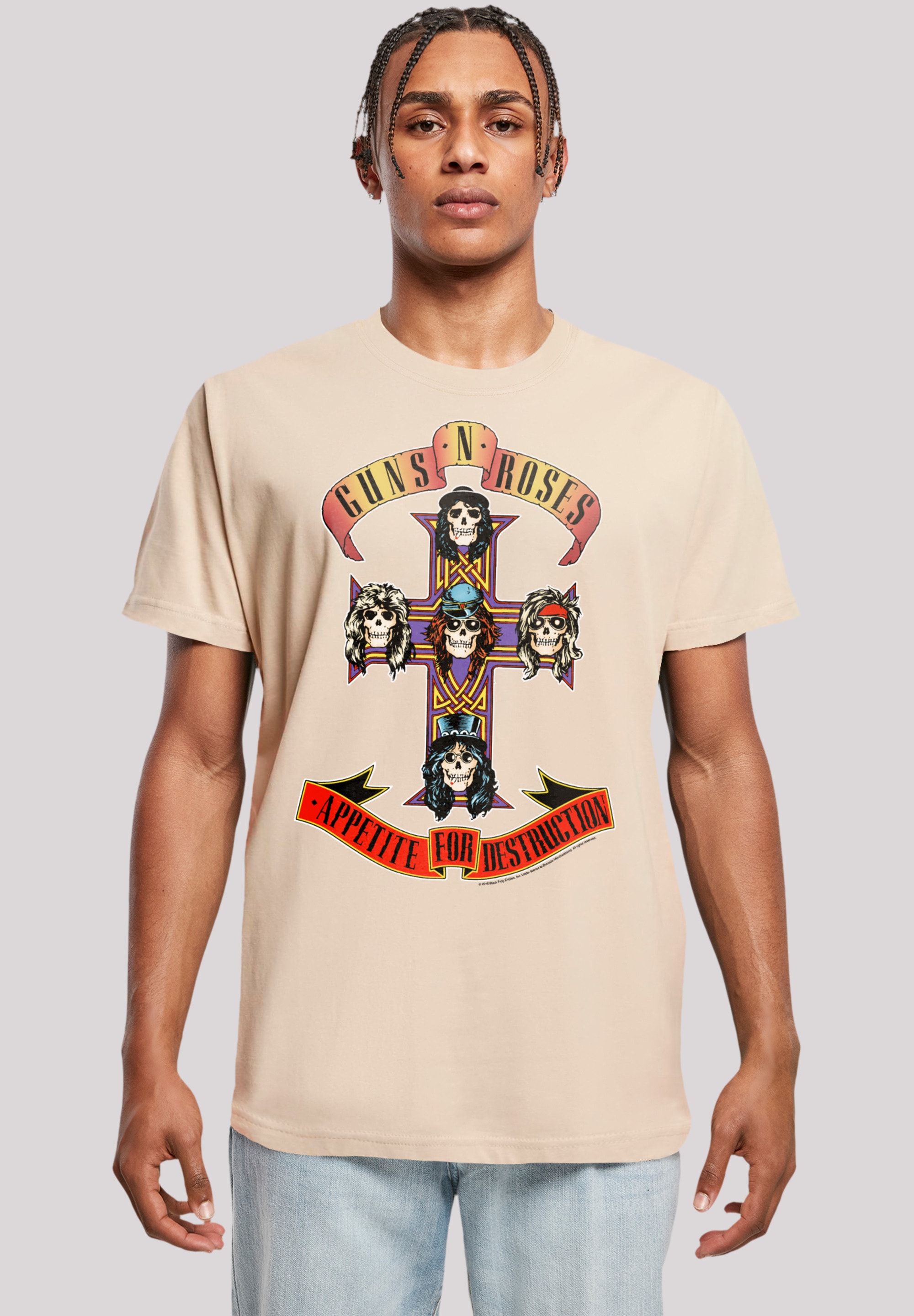 F4NT4STIC T-Shirt "Guns n Roses Appetite For Destruction", Print günstig online kaufen