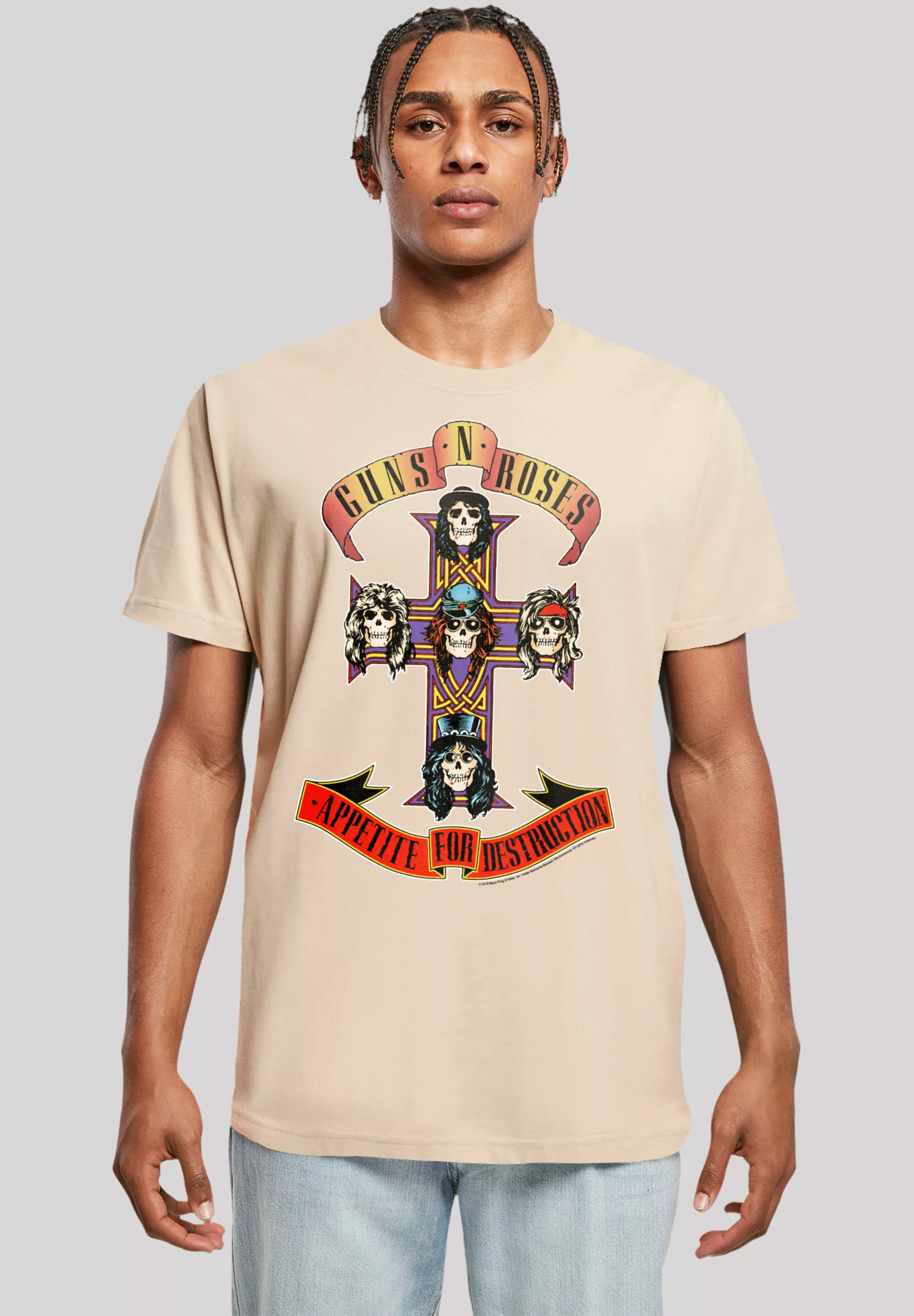 F4NT4STIC T-Shirt "Guns n Roses Appetite For Destruction", Print günstig online kaufen