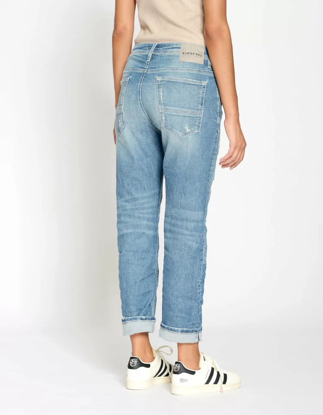 GANG Boyfriend-Jeans 94NICA CROPPED mit geraden und verkürzten Beinverlauf günstig online kaufen