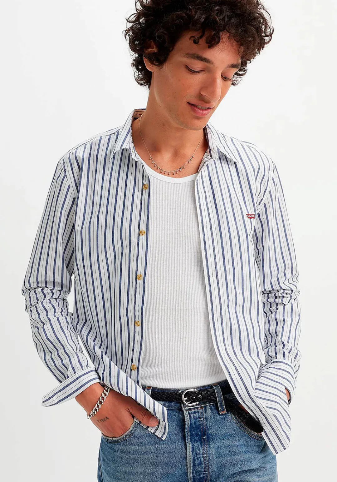 Levi's® Streifenhemd BATTERY HM SHIRT SLIM günstig online kaufen