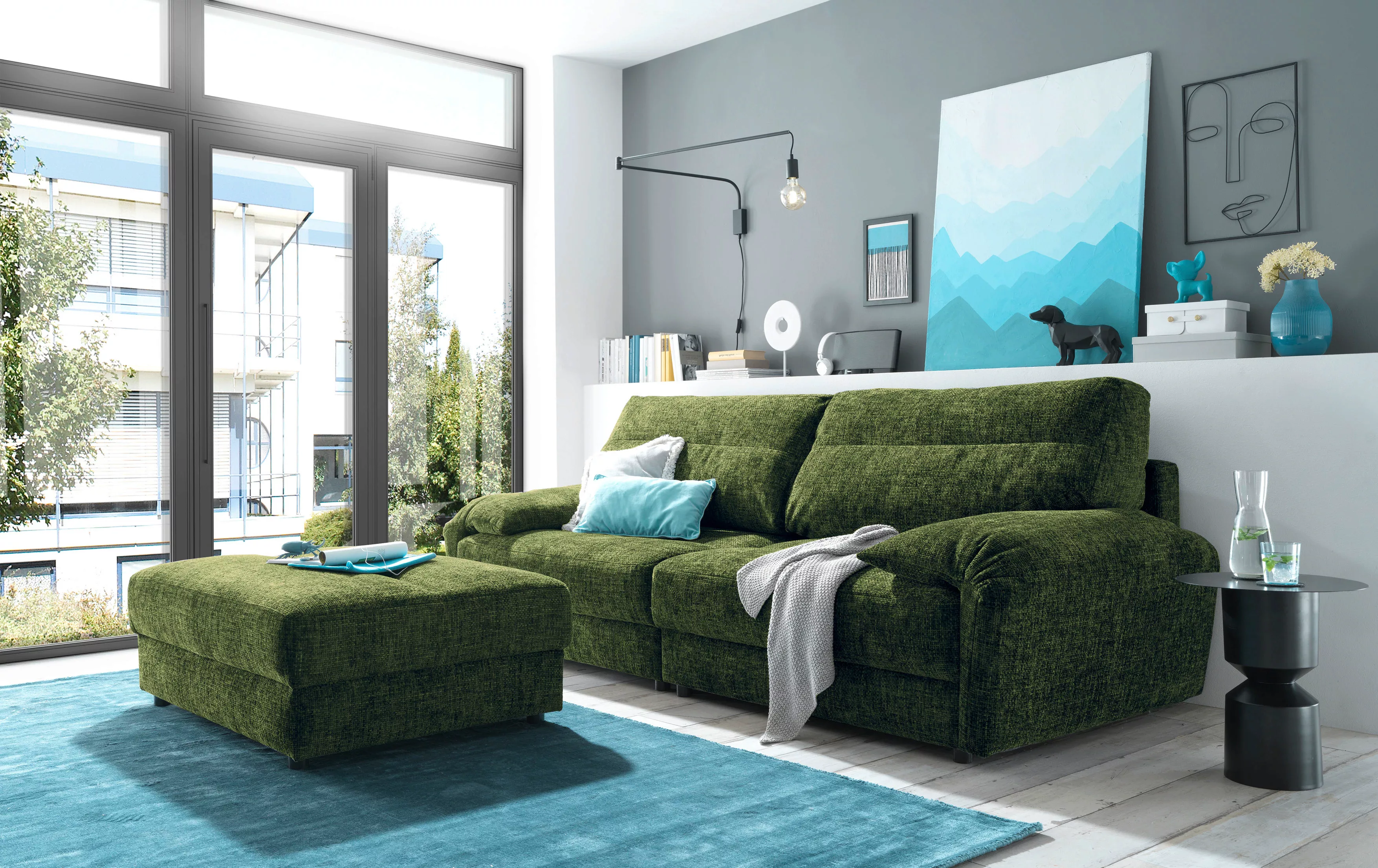 ED EXCITING DESIGN Ecksofa Princeton, mit oder ohne Hocker bestellbar günstig online kaufen