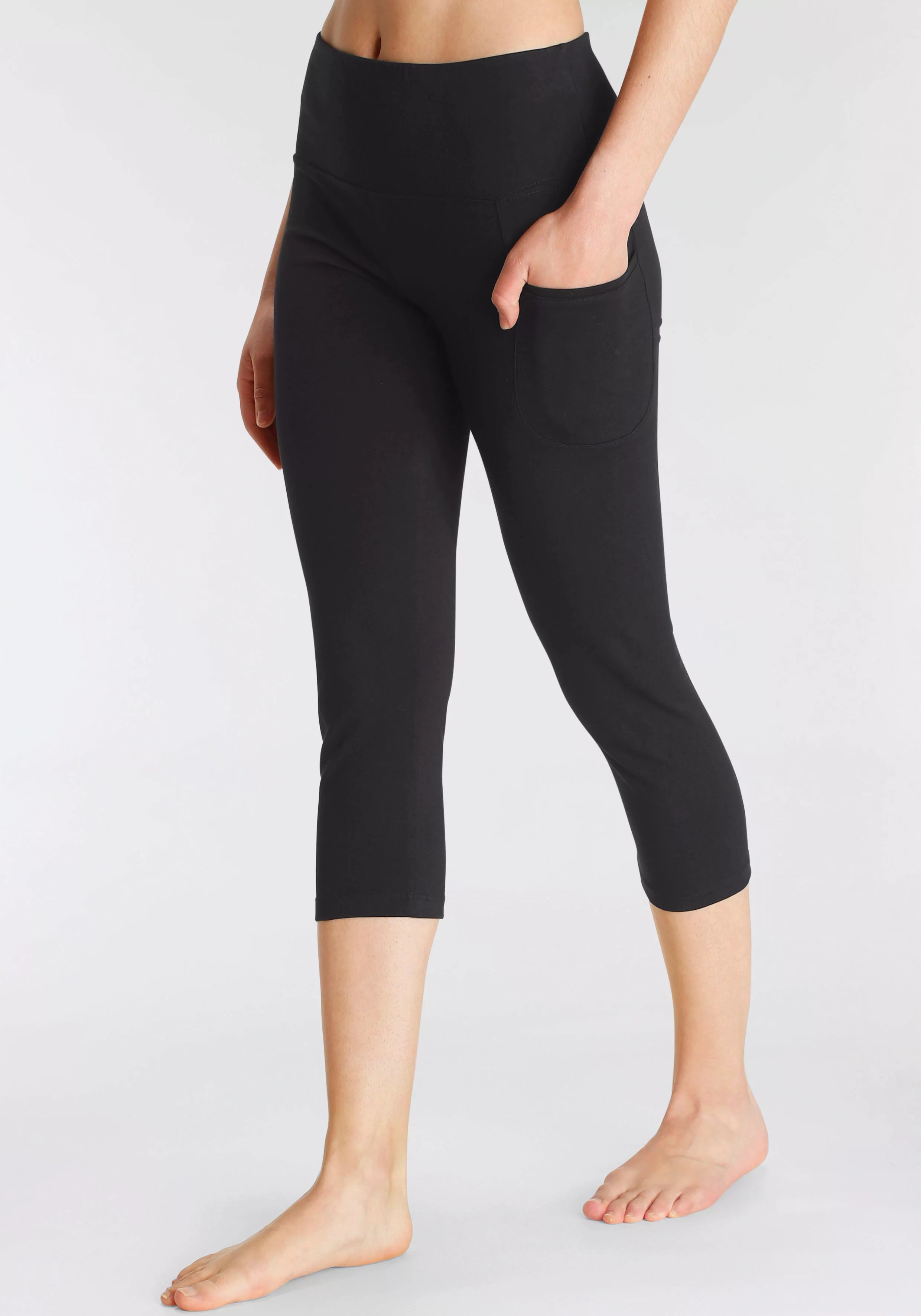 LASCANA ACTIVE 3/4-Leggings, mit Handytasche, Loungewear günstig online kaufen