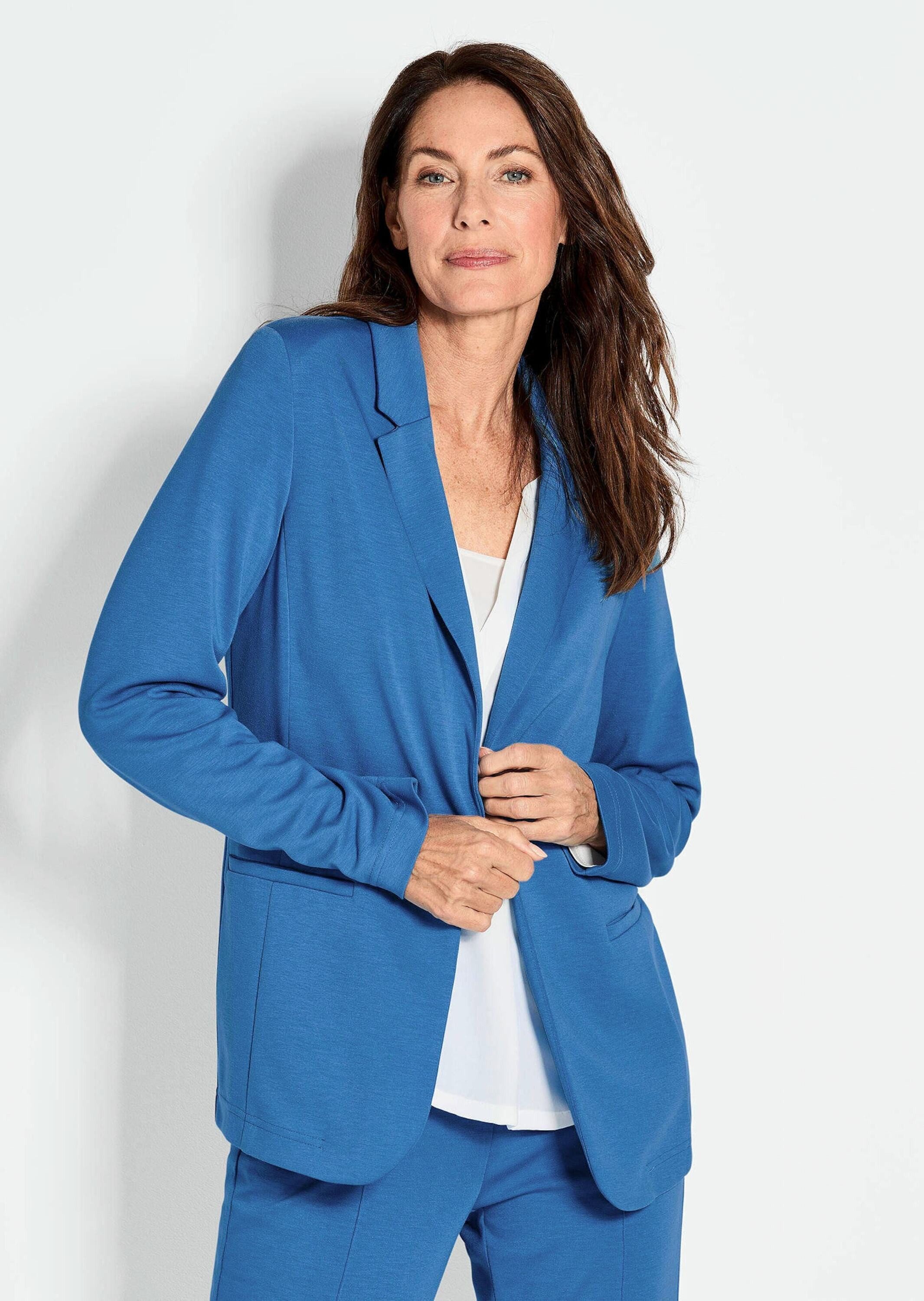 GOLDNER Jerseyblazer Damenblazer mit Reverskragen und günstig online kaufen