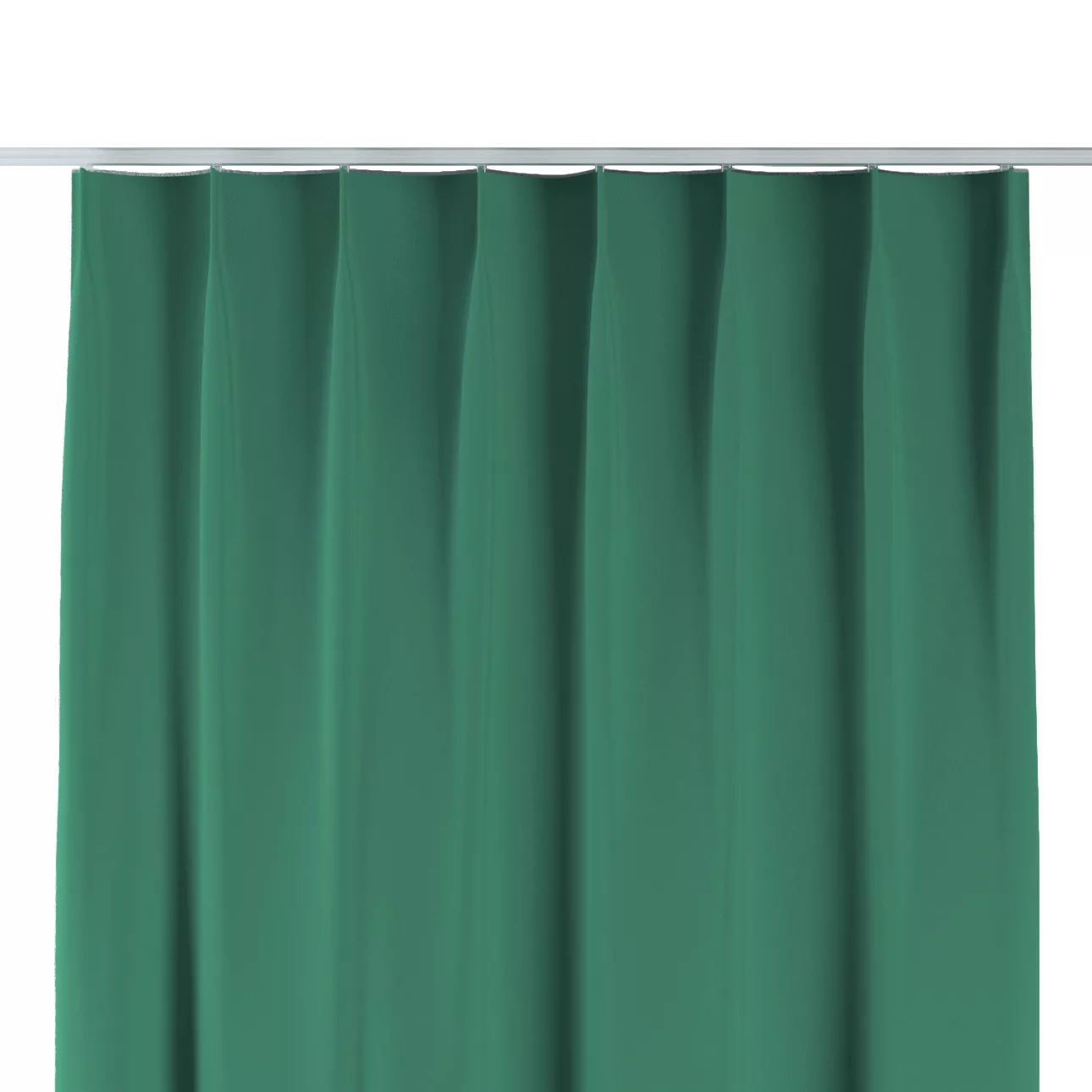 Vorhang mit flämischen 1-er Falten, grün, Blackout 300 cm (269-46) günstig online kaufen