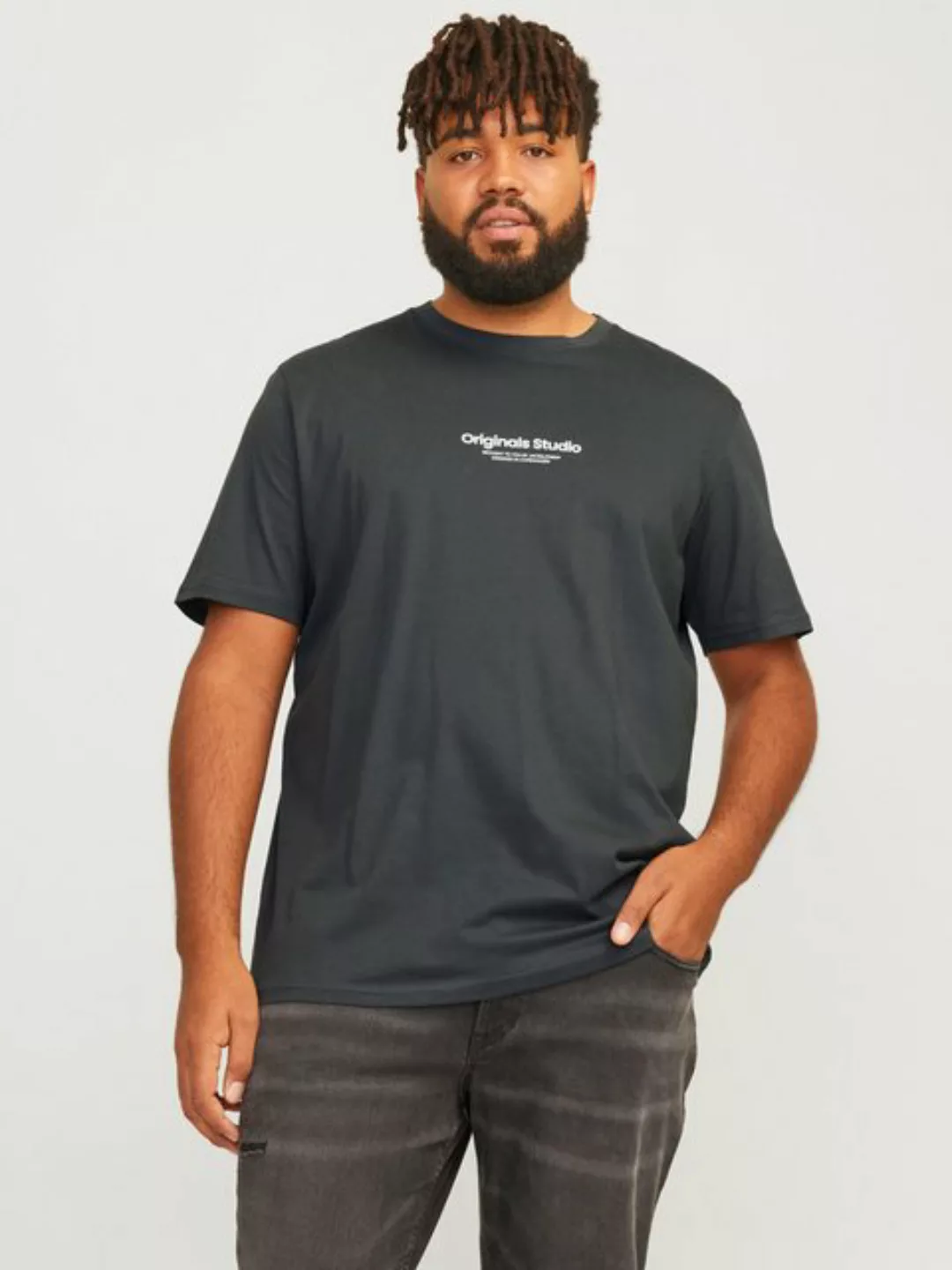 Jack & Jones PlusSize Kurzarmshirt "JORVESTERBRO TEE SS CREW NECK NOOS PLS" günstig online kaufen