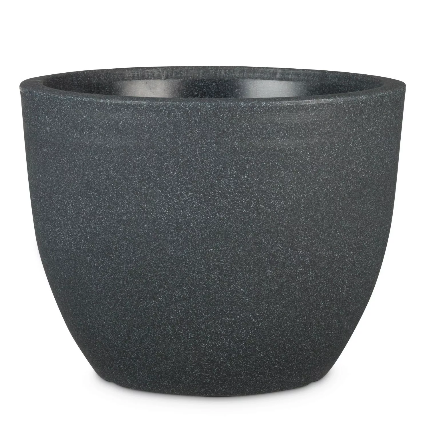 Scheurich Pflanzgefäß Padua Ø 39,6 cm x 30,7 cm Schwarz Granit günstig online kaufen