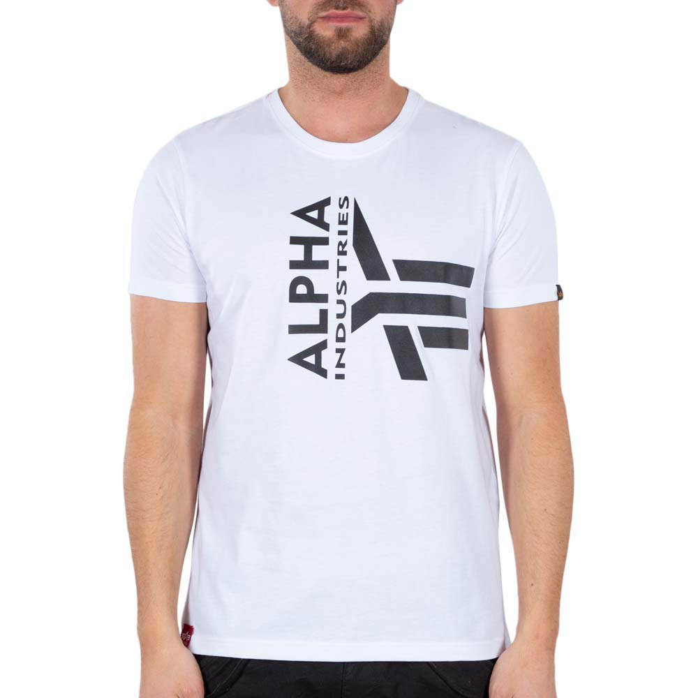 Alpha Industries Half Logo Foam T-shirt 2XL White günstig online kaufen