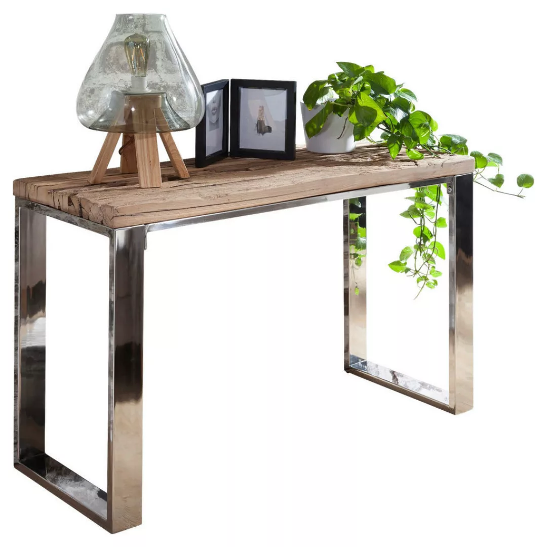 Konsolentisch braun Holz B/H/T: ca. 115x76x46 cm günstig online kaufen