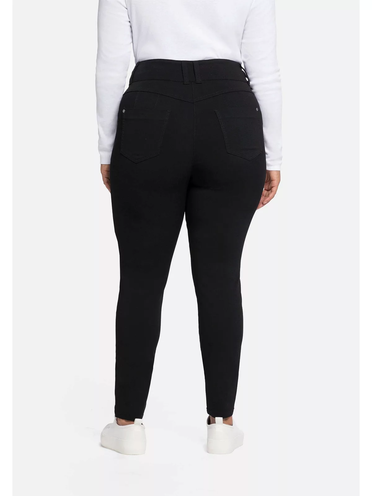 Sheego Stretch-Hose "Große Größen", "Die Skinny" mit High-Waist-Bund günstig online kaufen