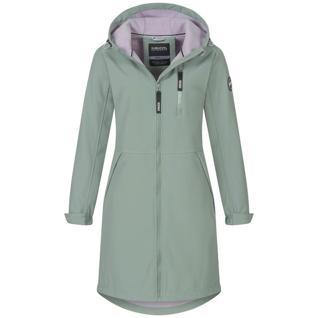 SUBLEVEL Softshelljacke Damen Jacke Übergangs Frühling Herbst Outdoor Regen günstig online kaufen