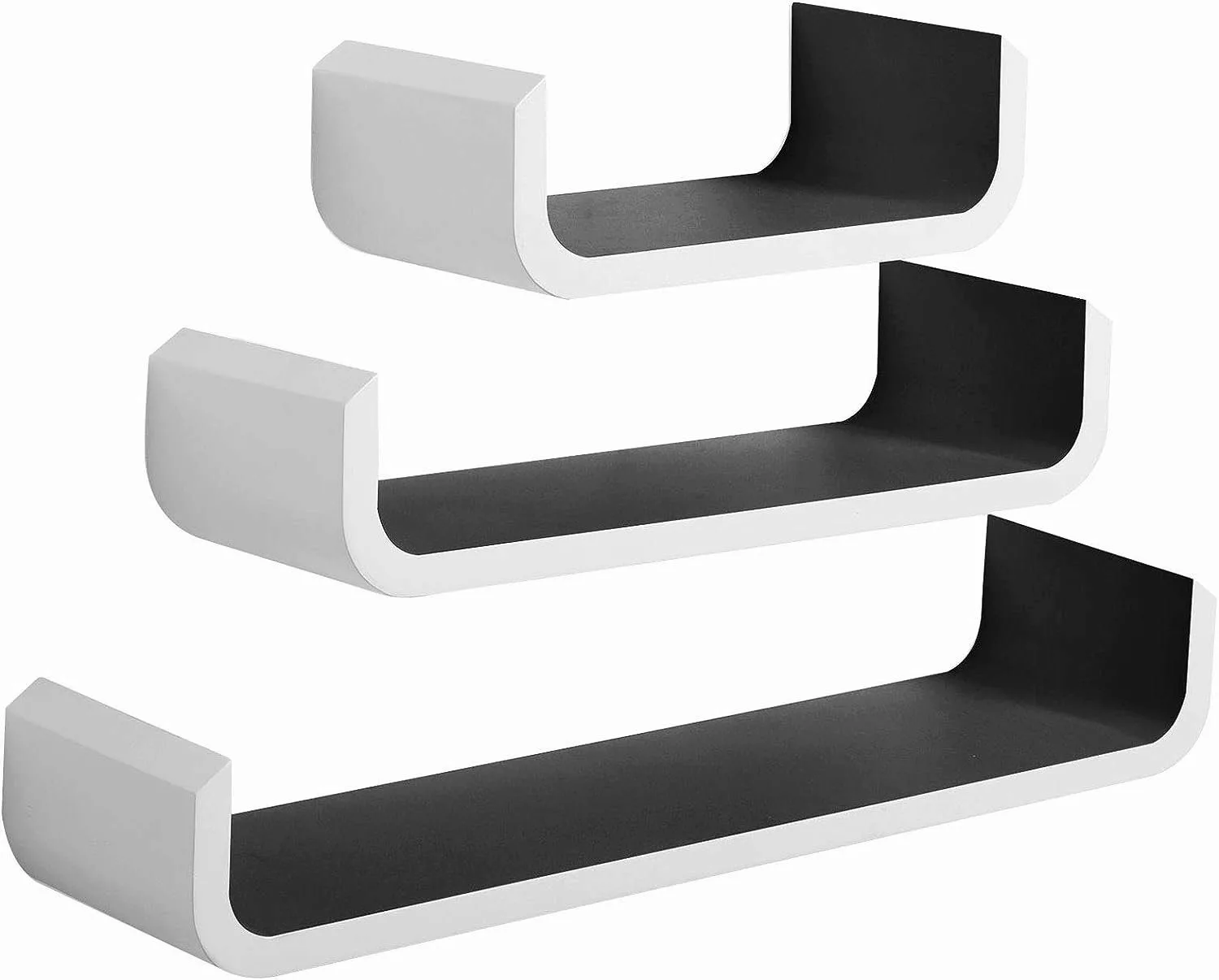 Woltu Wandregal, Wandregal U Form Bücherregal günstig online kaufen