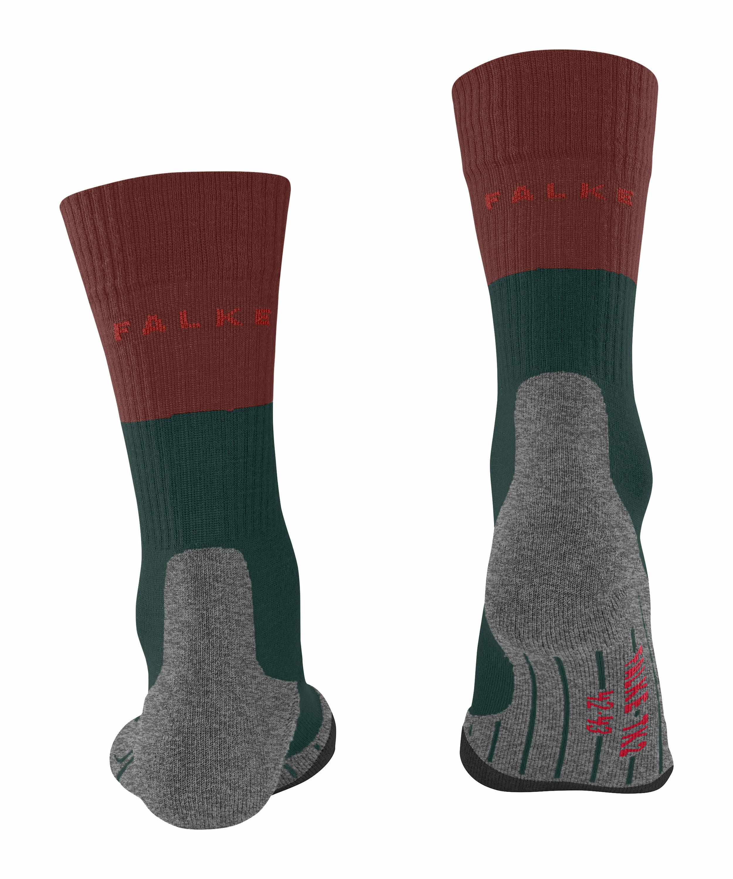 FALKE TK2 Herren Wandersocken, 46-48, Grün, Wolle, 16474-738505 günstig online kaufen