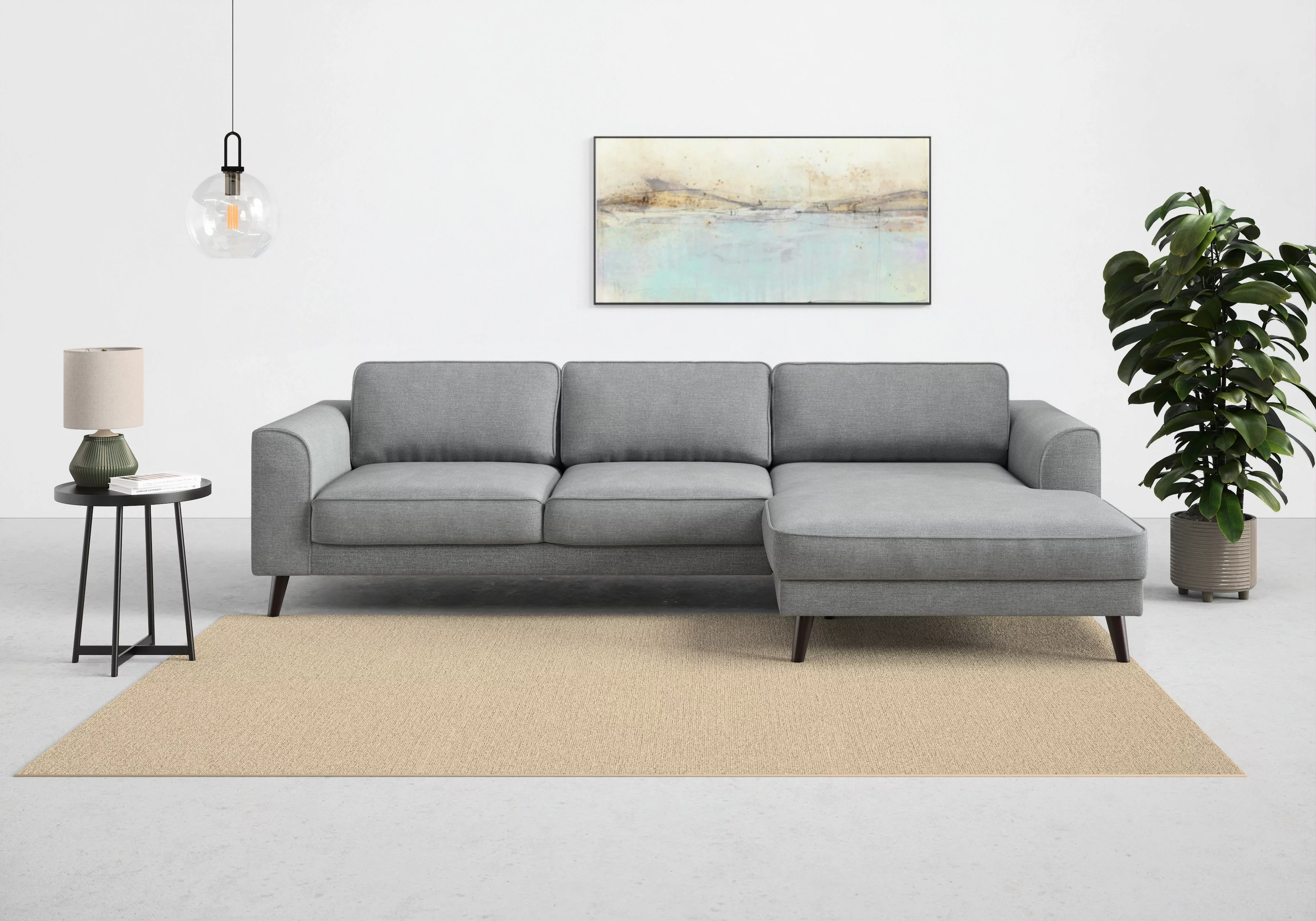 TRENDMANUFAKTUR Ecksofa "Lumber Jack, elegantes Designsofa, zeitlos modern, günstig online kaufen