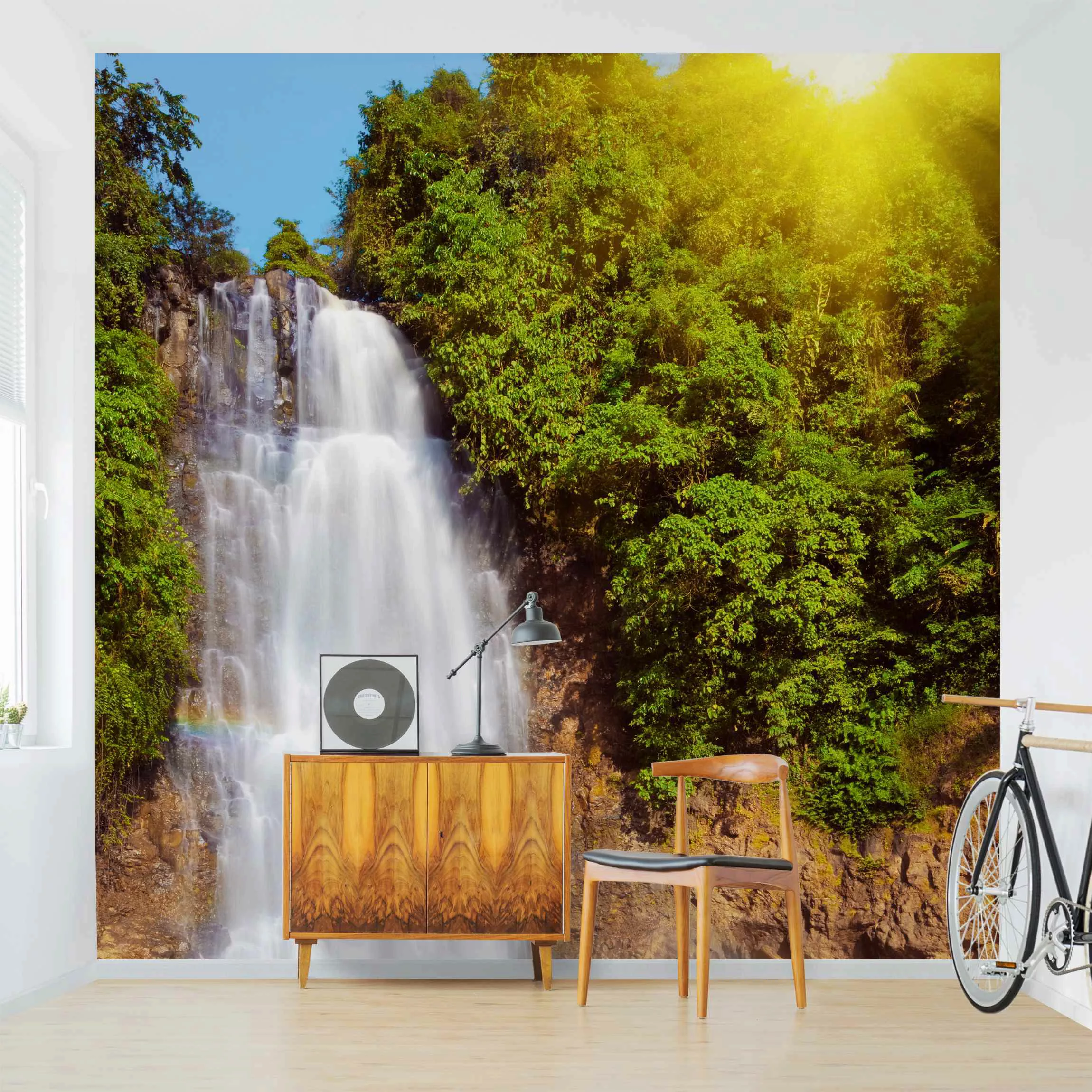 Fototapete Wasserfall Romantik günstig online kaufen