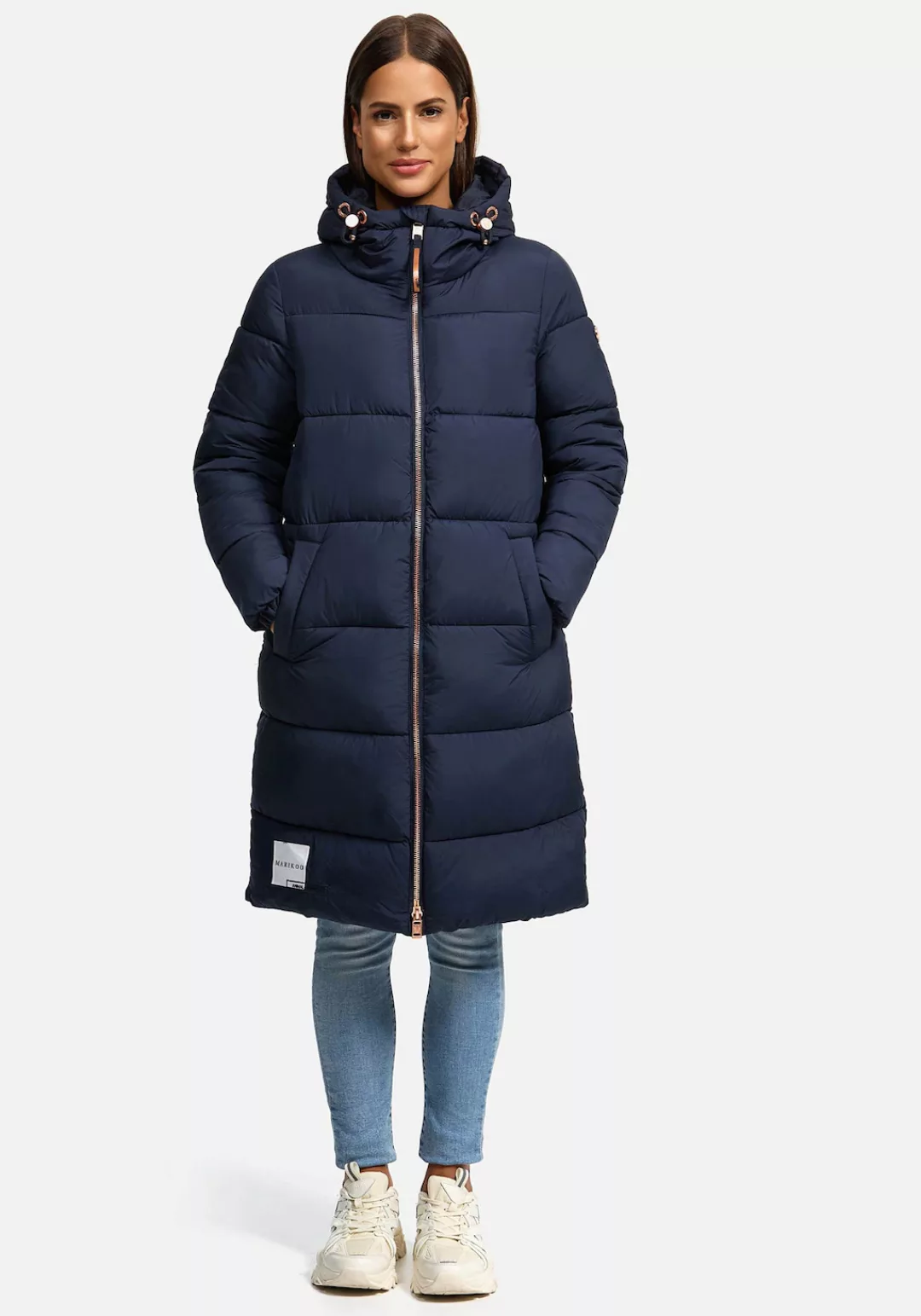 Marikoo Winterjacke "Nomadiaa", Lange Damen Winterjacke günstig online kaufen