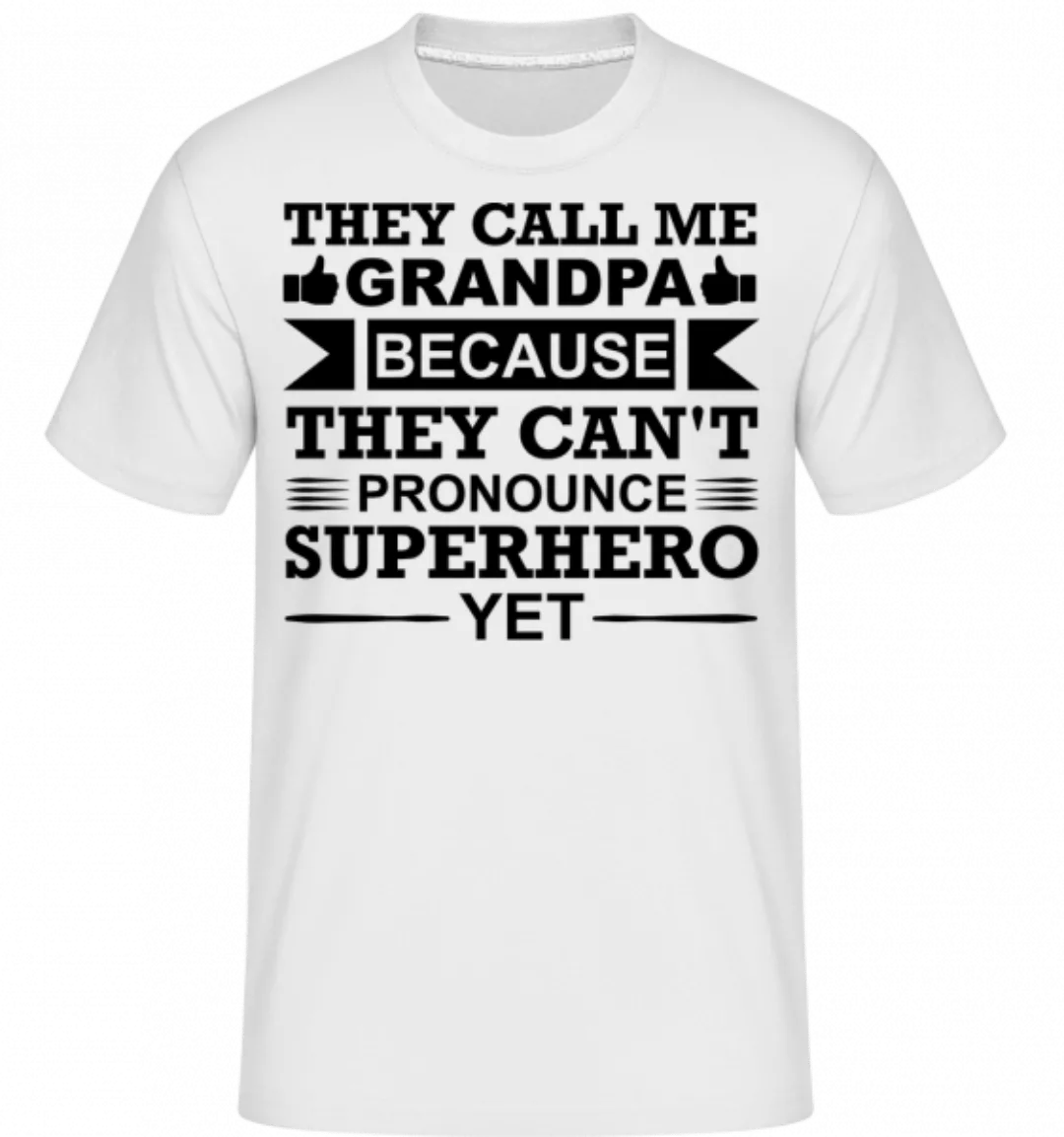 Grandpa Superhero · Shirtinator Männer T-Shirt günstig online kaufen