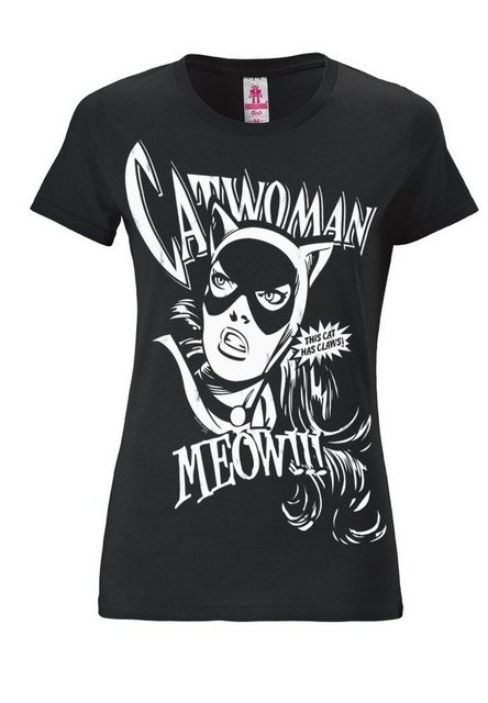 LOGOSHIRT T-Shirt "Catwoman", mit auffälligem Aufdruck günstig online kaufen