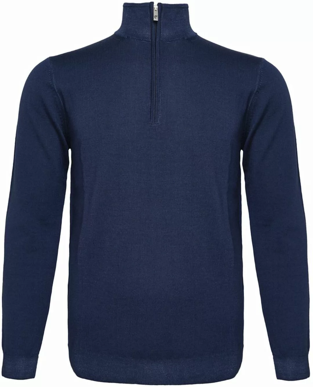 R2 Half Zip Pullover Merino Wolle Navy - Größe 3XL günstig online kaufen