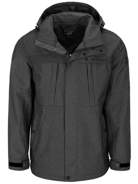 Dry Fashion Funktionsjacke Herren Jacke Emden Meliert - Outdoor-Jacke Wasse günstig online kaufen