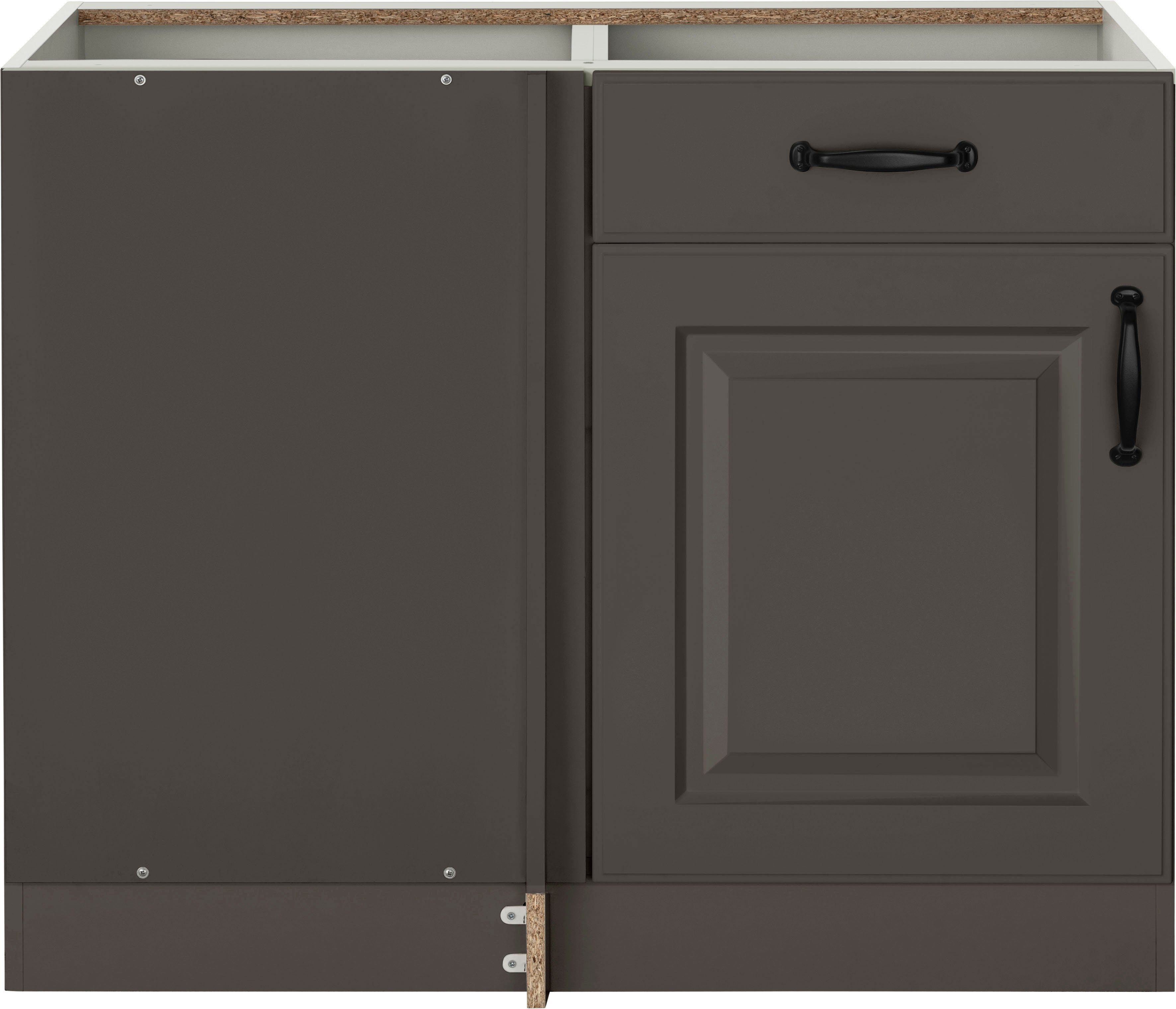 wiho Küchen Eckunterschrank "Erla", 100 cm breit, Kassettenfront, Planungsm günstig online kaufen
