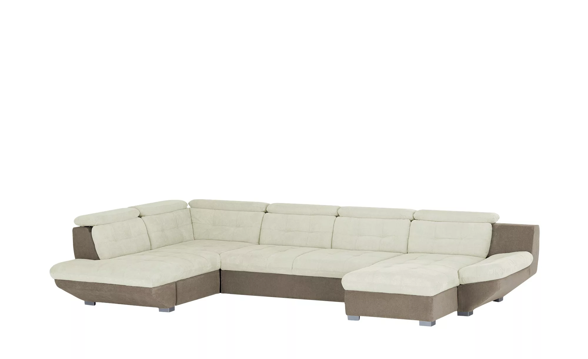 uno Wohnlandschaft  Elias II ¦ creme ¦ Maße (cm): B: 383 H: 80 T: 228 Polst günstig online kaufen