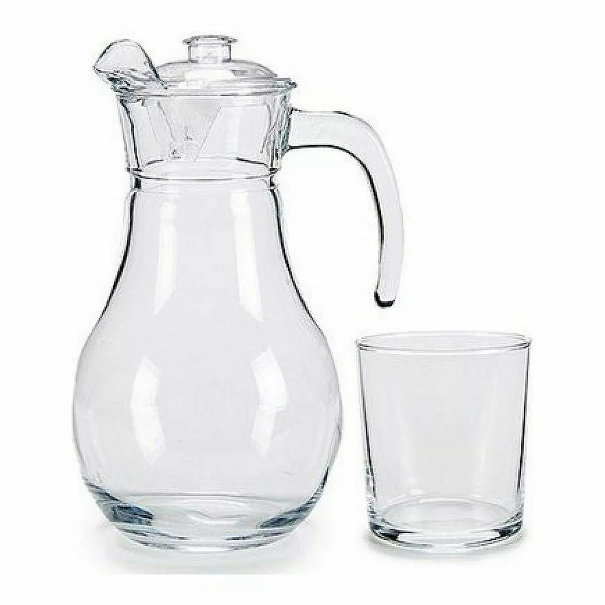 Gläserset Vivalto Kanne 5 Pcs Durchsichtig Glas Kristall 4 X (40 Cl) / 1 X günstig online kaufen