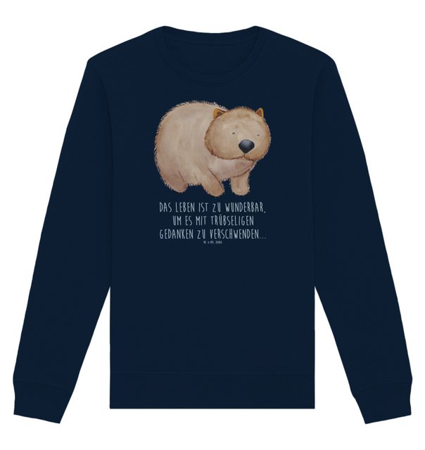 Mr. & Mrs. Panda Longpullover Größe S Wombat - French Navy - Geschenk, Swea günstig online kaufen