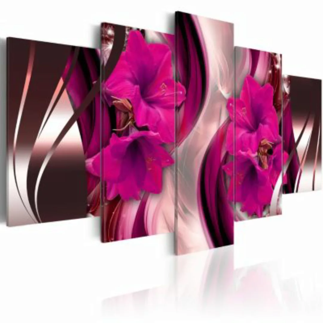 artgeist Wandbild Gemütlicher Abend (Fuchsia) mehrfarbig Gr. 200 x 100 günstig online kaufen