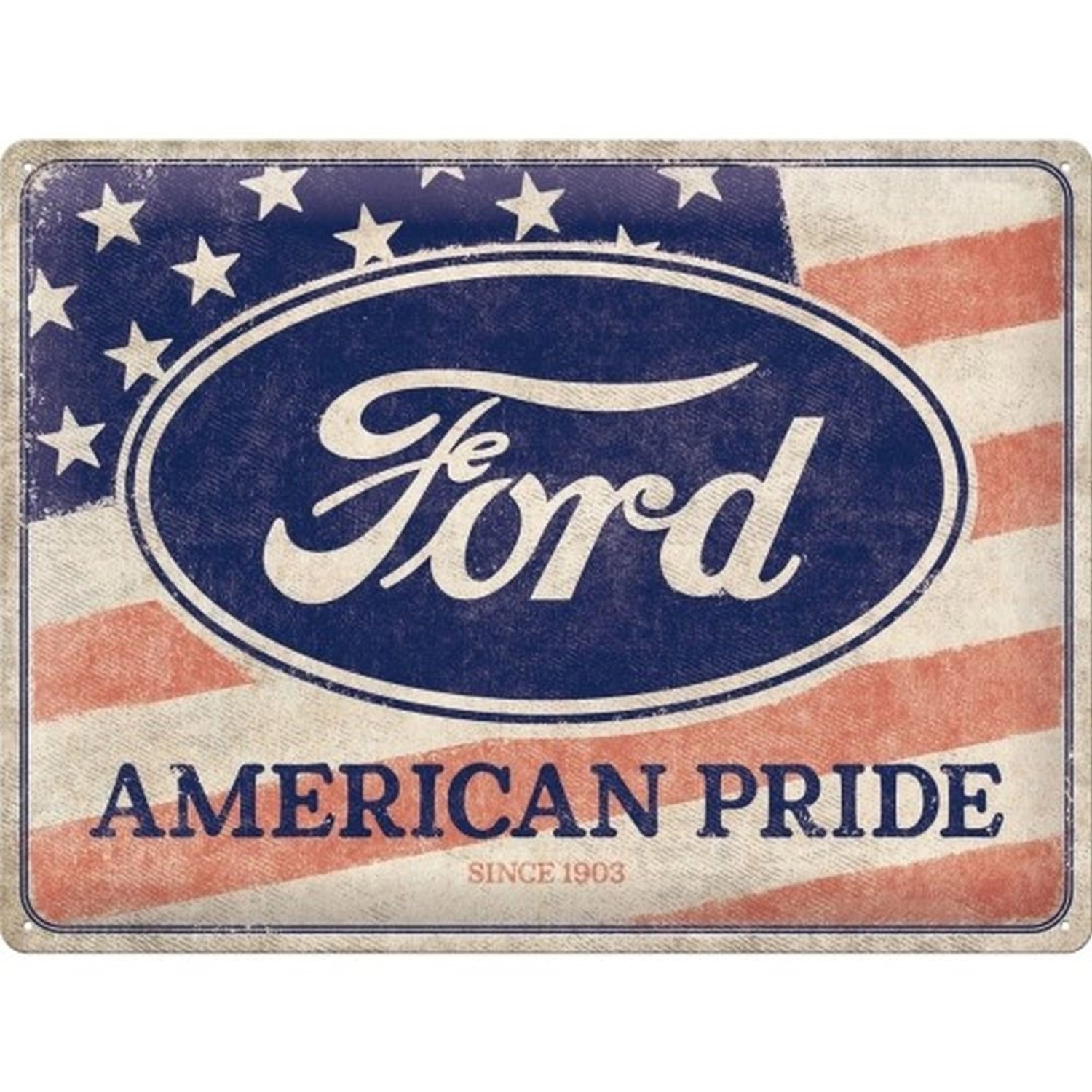 Nostalgic-Art Blechschild 30 x 40 cm - Ford - American Pride US Flag - Spec günstig online kaufen