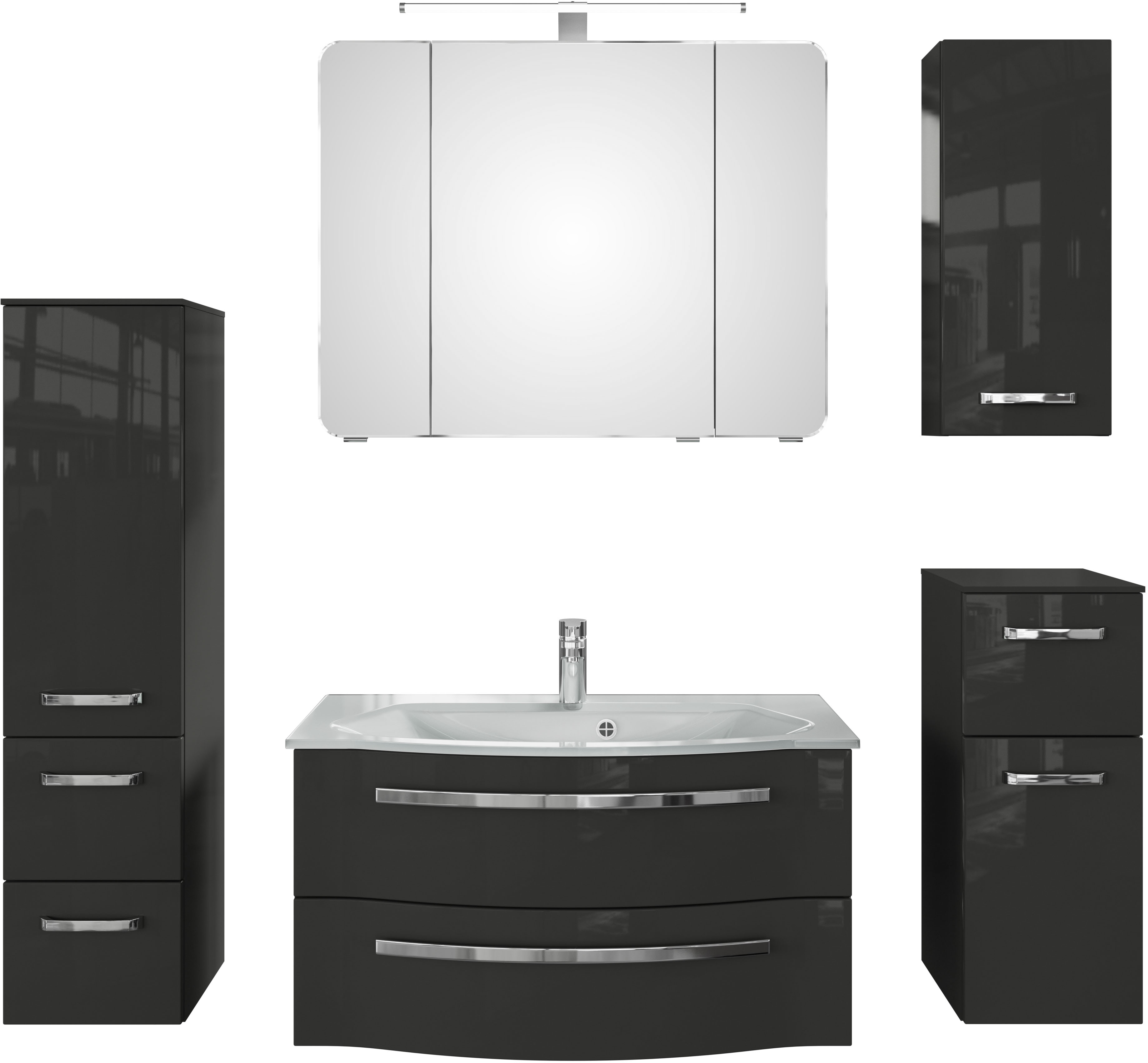 Saphir Badmöbel-Set »Serie 4005«, (Set, 6 St.), Badmöbel-Set Serie 4005, vo günstig online kaufen