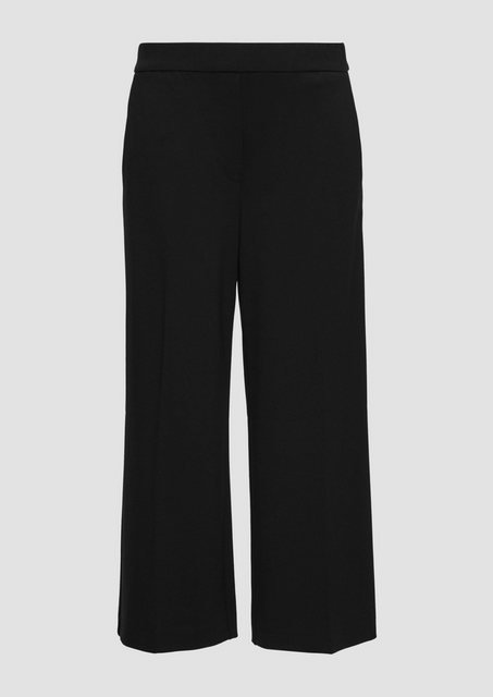 s.Oliver BLACK LABEL 7/8-Hose Culotte aus Interlock-Jersey mit Elastikeinsa günstig online kaufen