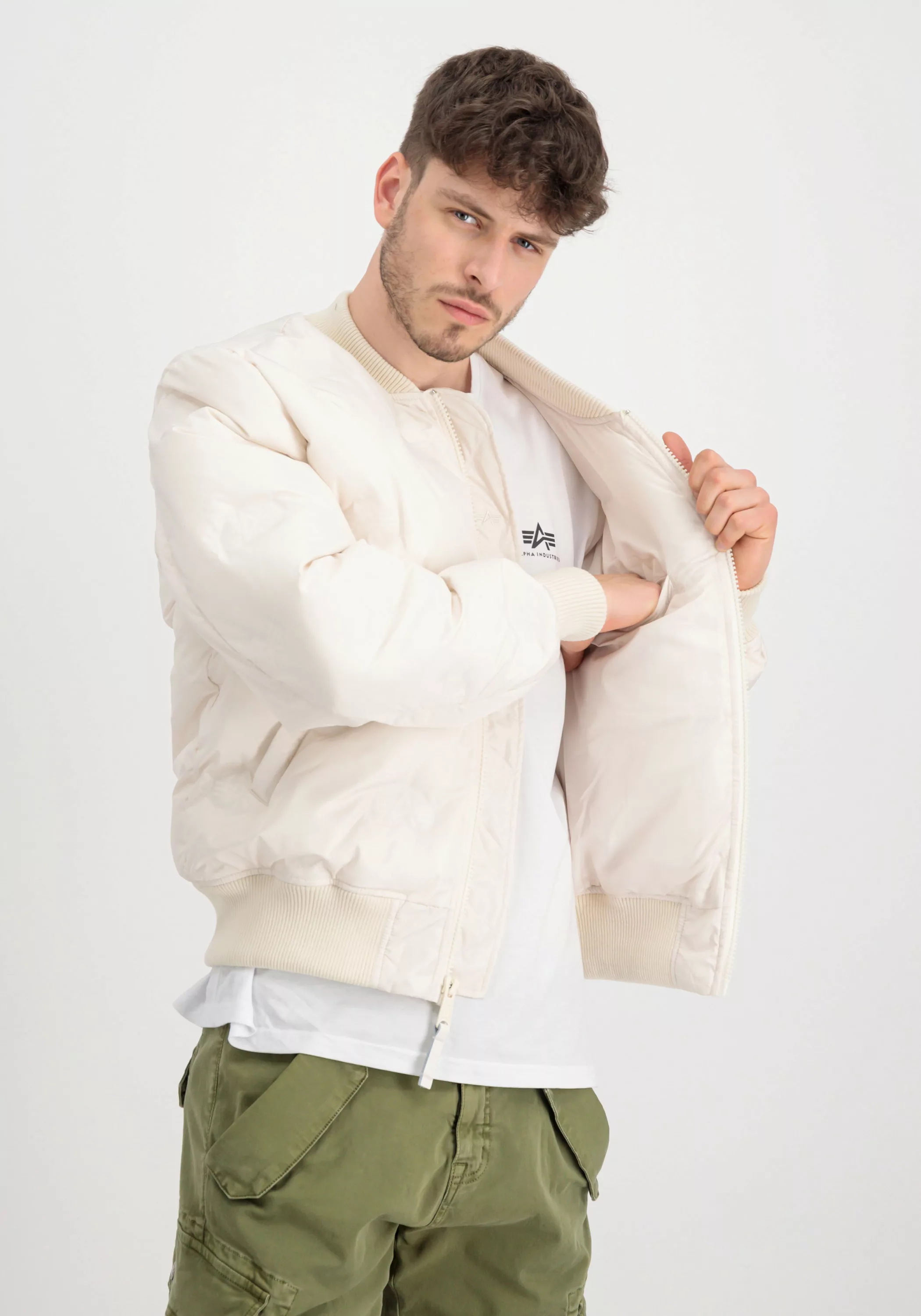Alpha Industries Winterjacke "MA-1 Emb. Logo Puffer Winterjacke" günstig online kaufen