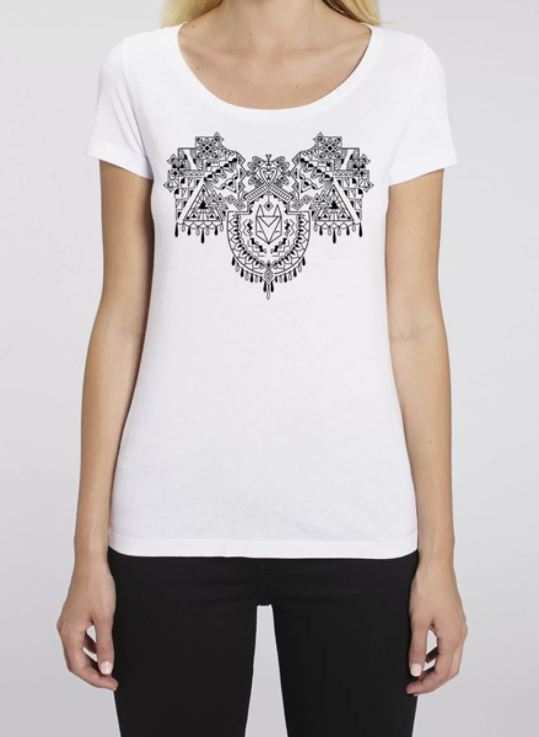 Mandala Fuchs - Frauenshirt günstig online kaufen