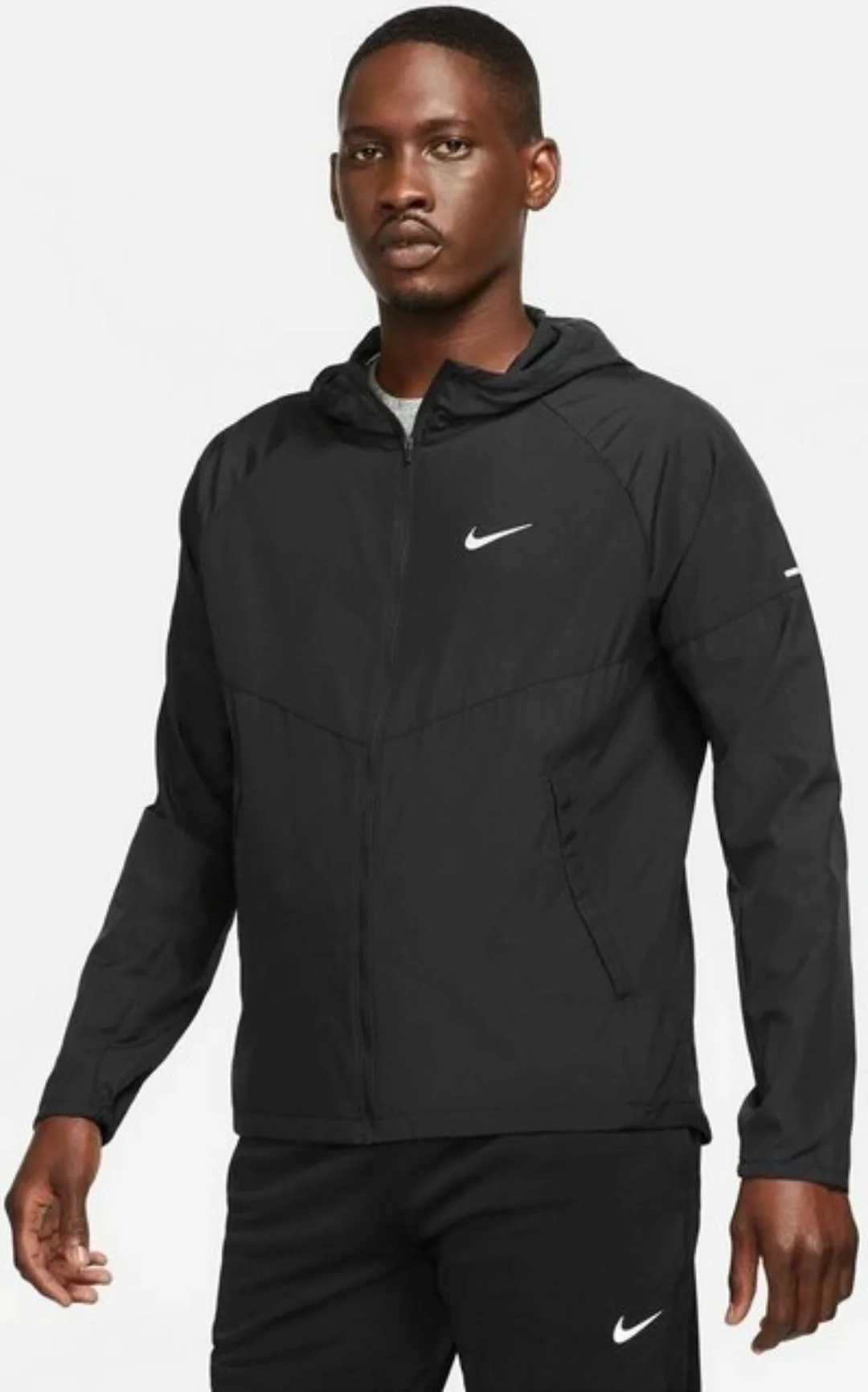 Nike Laufjacke M NK RPL MILER JKT BLACK/WHITE günstig online kaufen