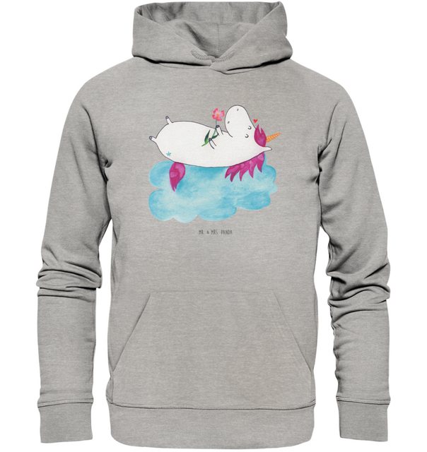 Mr. & Mrs. Panda Hoodie Größe L Einhorn Verliebt - Heather Grey - Geschenk, günstig online kaufen