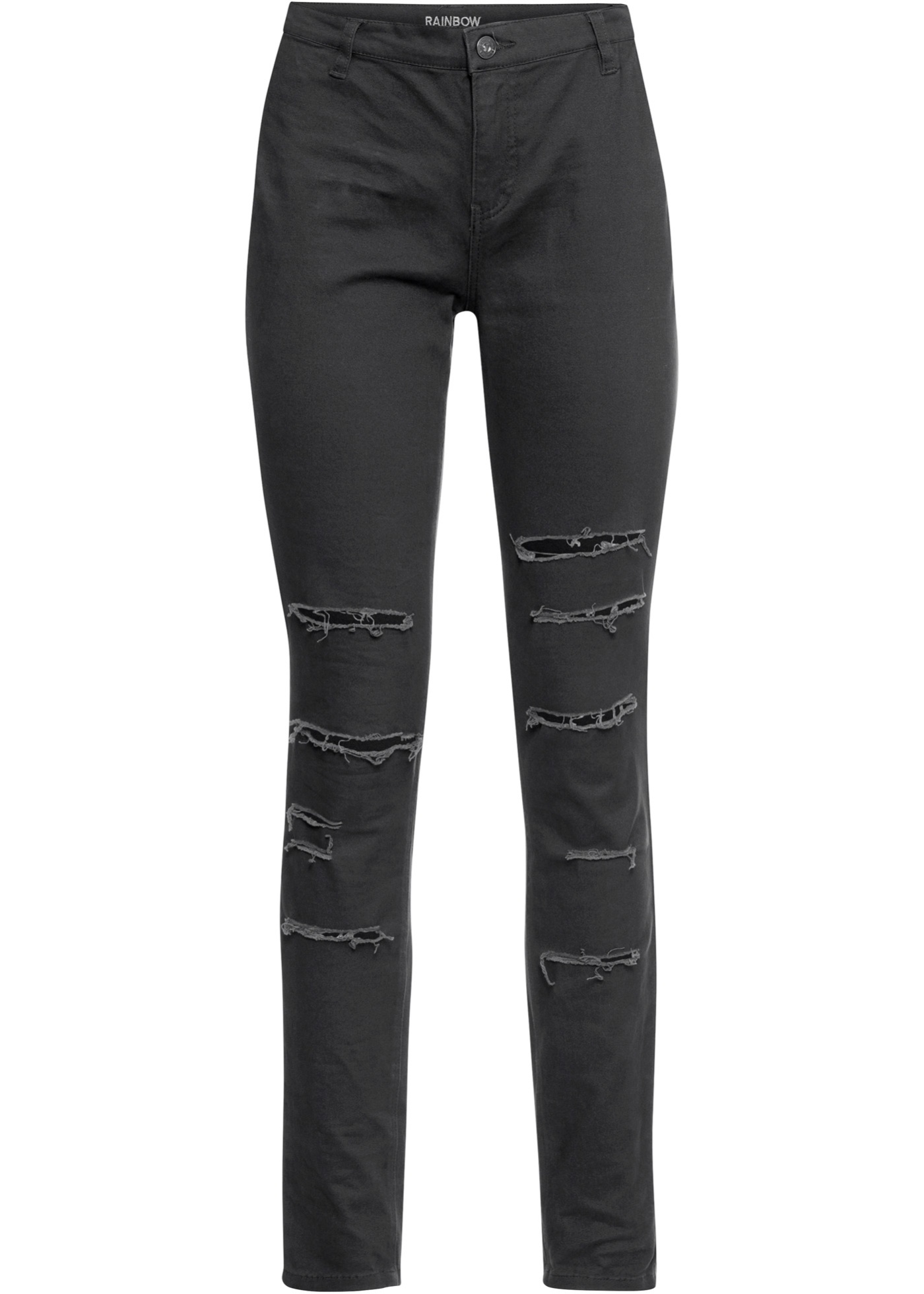 High Waist Skinny mit Destroyed-Effekt günstig online kaufen