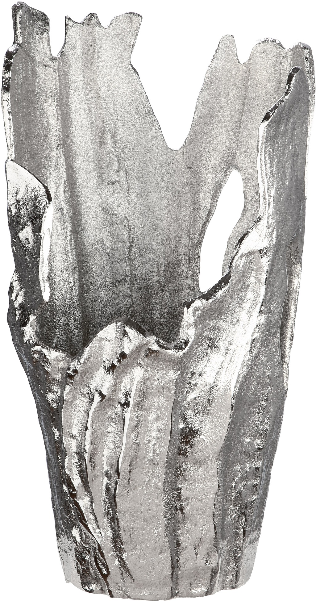 GILDE Dekovase »Vase Coralifero«, (1 St.), extravagante Form, Aluminium, si günstig online kaufen