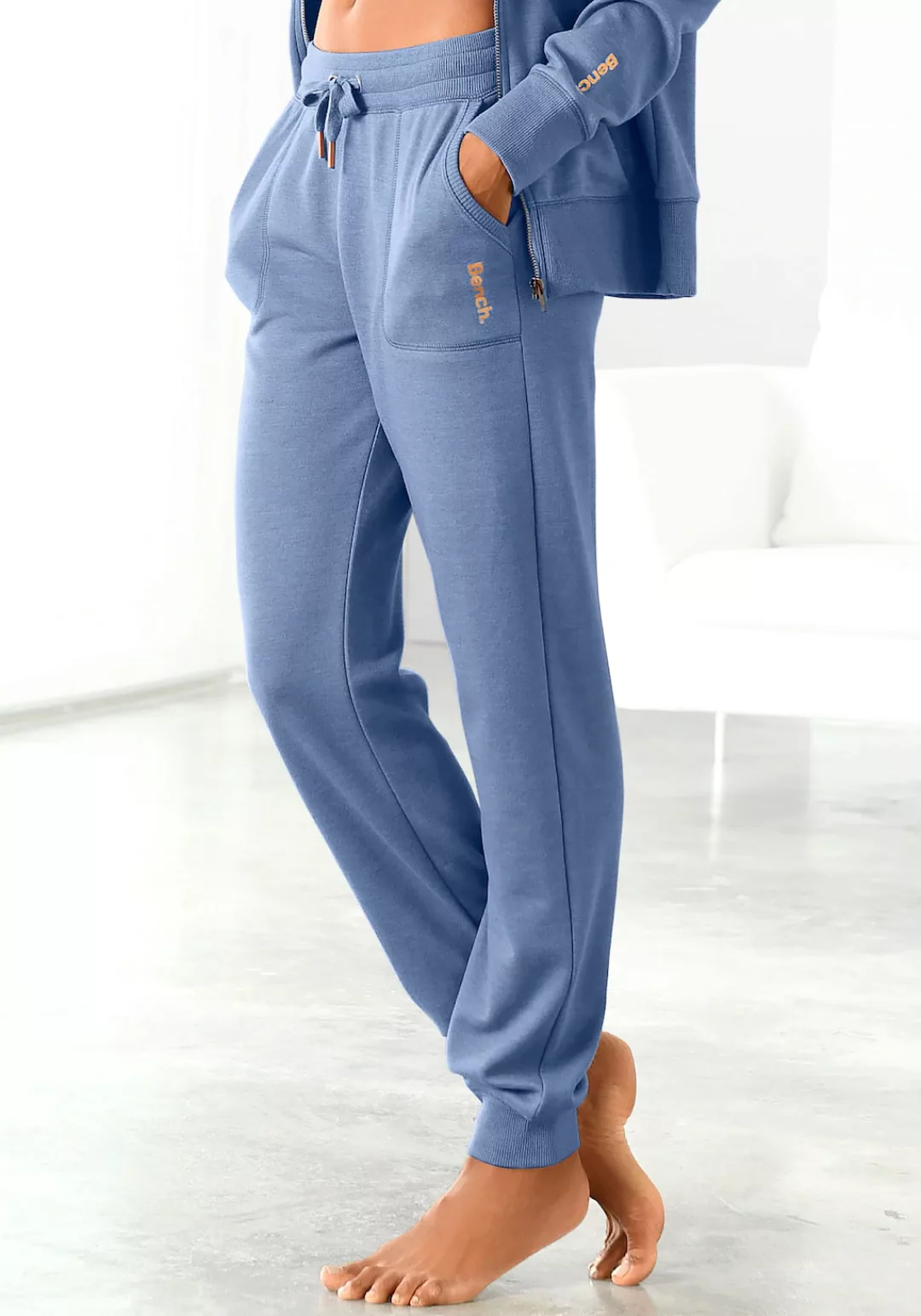 Bench. Loungewear Loungehose -Sweathose mit aufgesetzten Taschen, Loungeanz günstig online kaufen