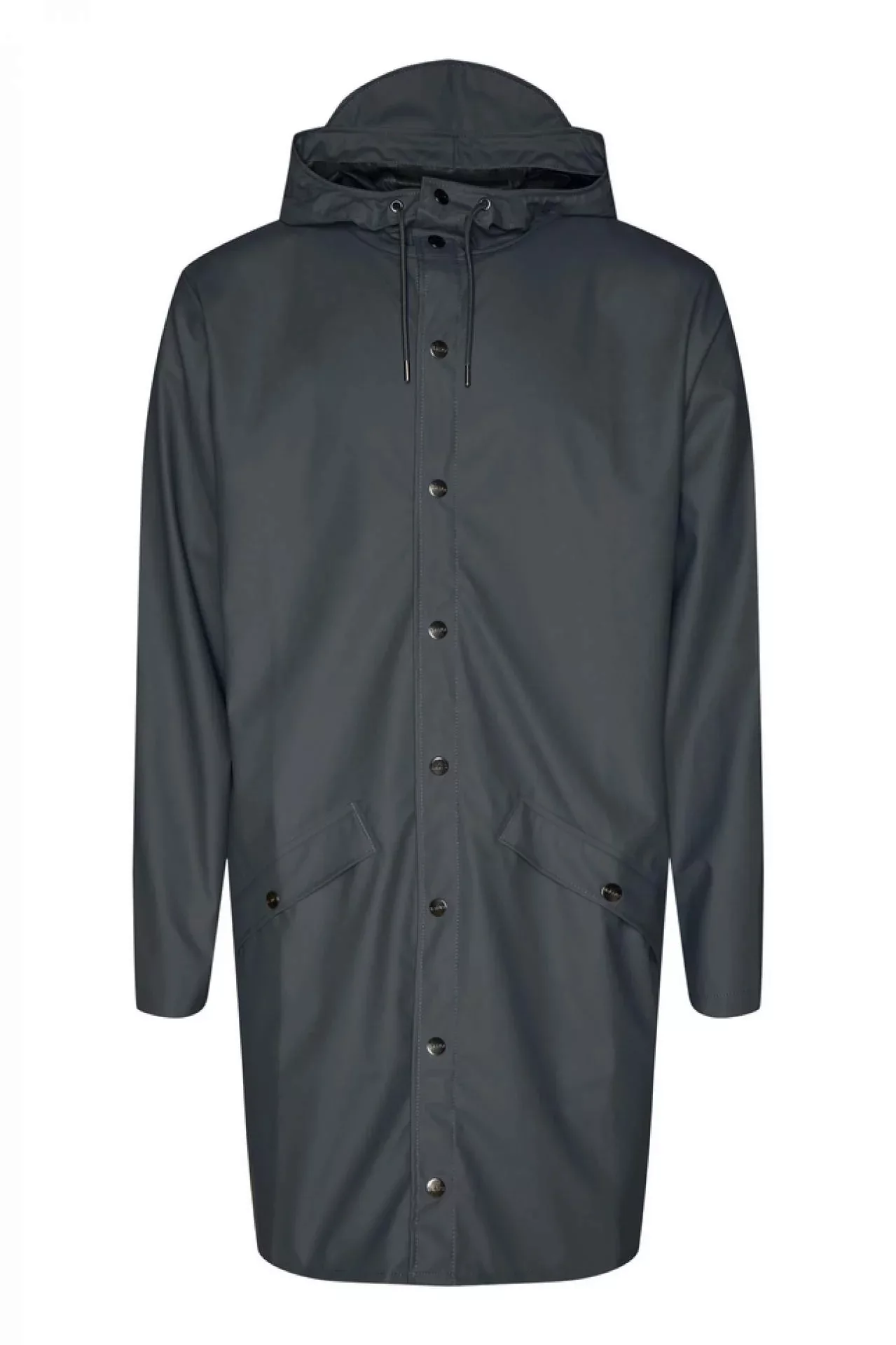 Rains Regenjacke Long Jacket Slate M günstig online kaufen