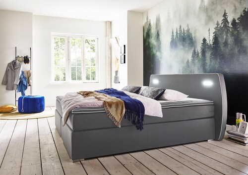 ATLANTIC home collection Boxspringbett »REX LED«, inklusive LED-Beleuchtung günstig online kaufen