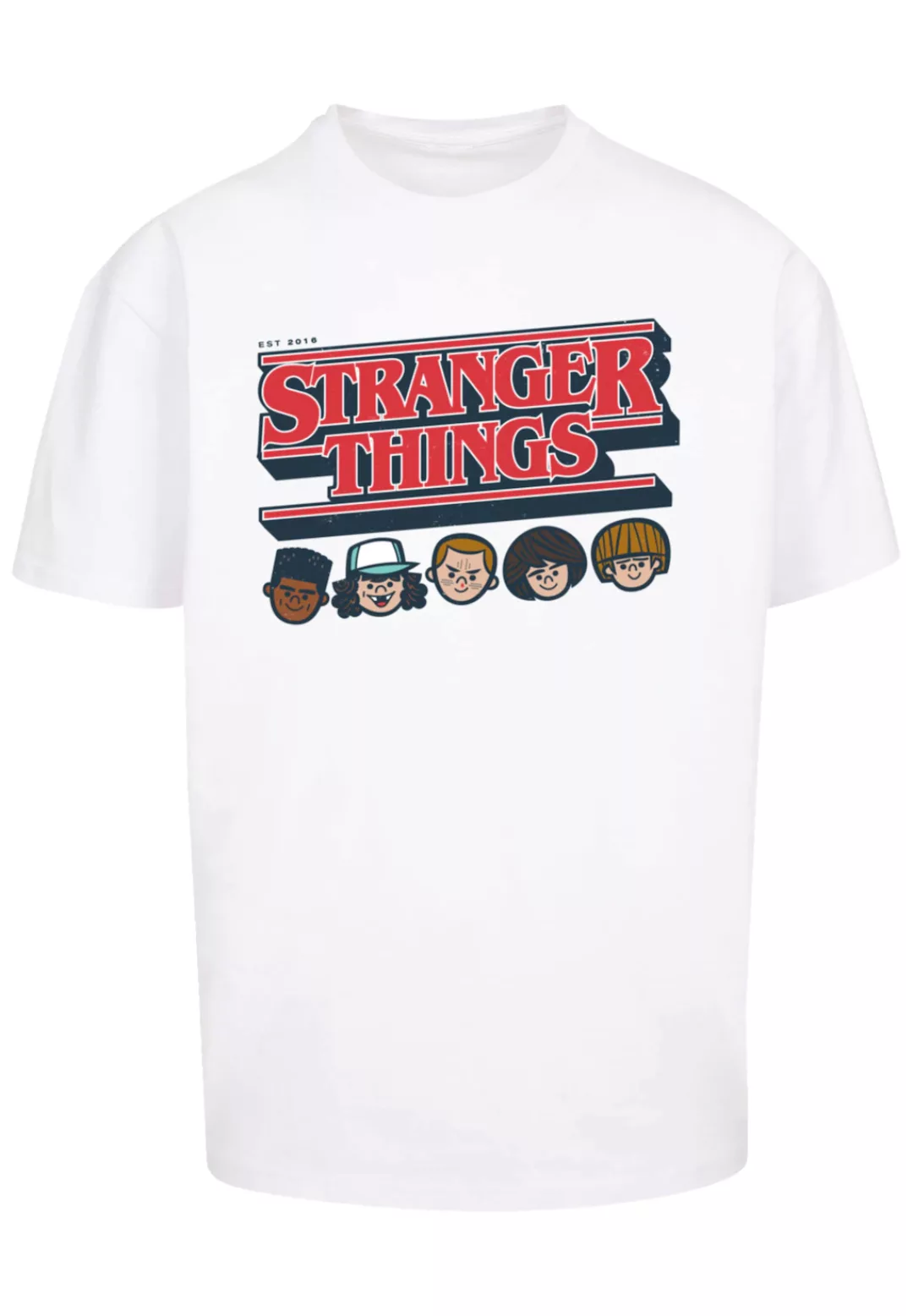 F4NT4STIC T-Shirt "Stranger Things Caricature Logo", Premium Qualität günstig online kaufen