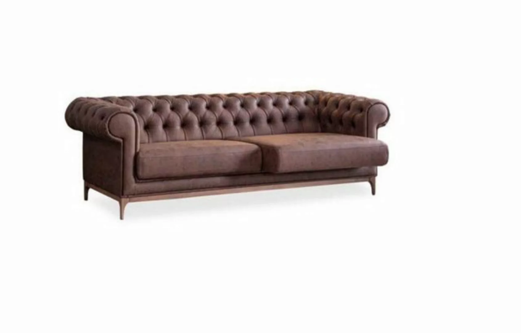 JVmoebel Chesterfield-Sofa Verstellbare Multifunktion Couch Sofa Dreisitzer günstig online kaufen